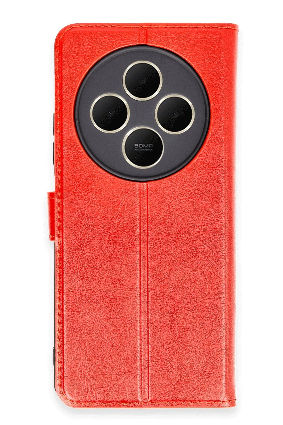 NewFace Xiaomi Redmi 14C Kılıf Trend S Plus Kapaklı Kılıf - Kırmızı INSLM