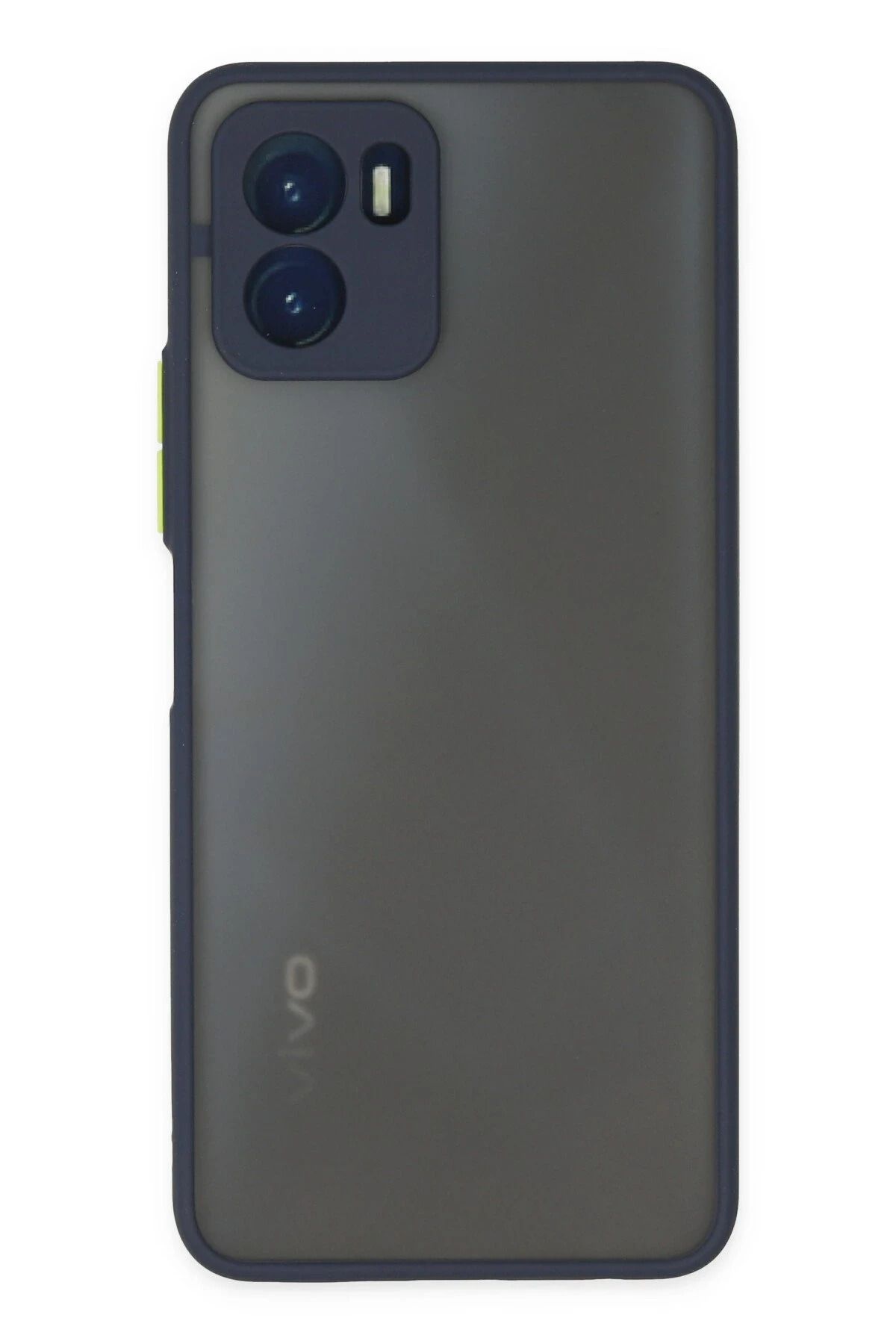 NewFace Vivo Y15S Kılıf Montreal Silikon Kapak - Lacivert JOJUA