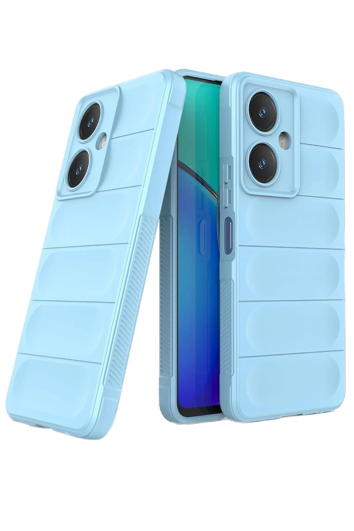 NewFace Y27 Uyumlu Kılıf Optimum Silikon - Sky Blue