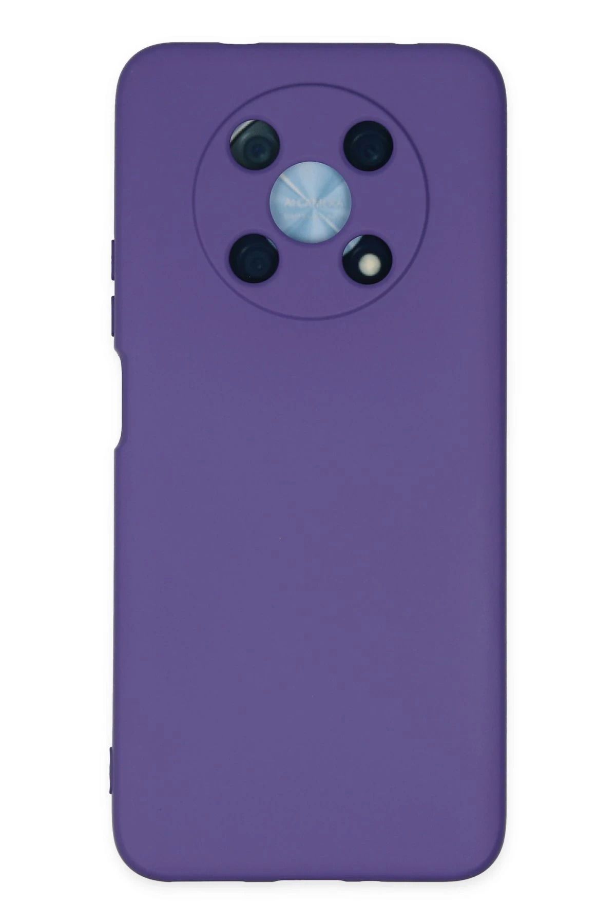 NewFace Huawei Nova Y90 Uyumlu Kılıf Nano içi Kadife Silikon - Mor