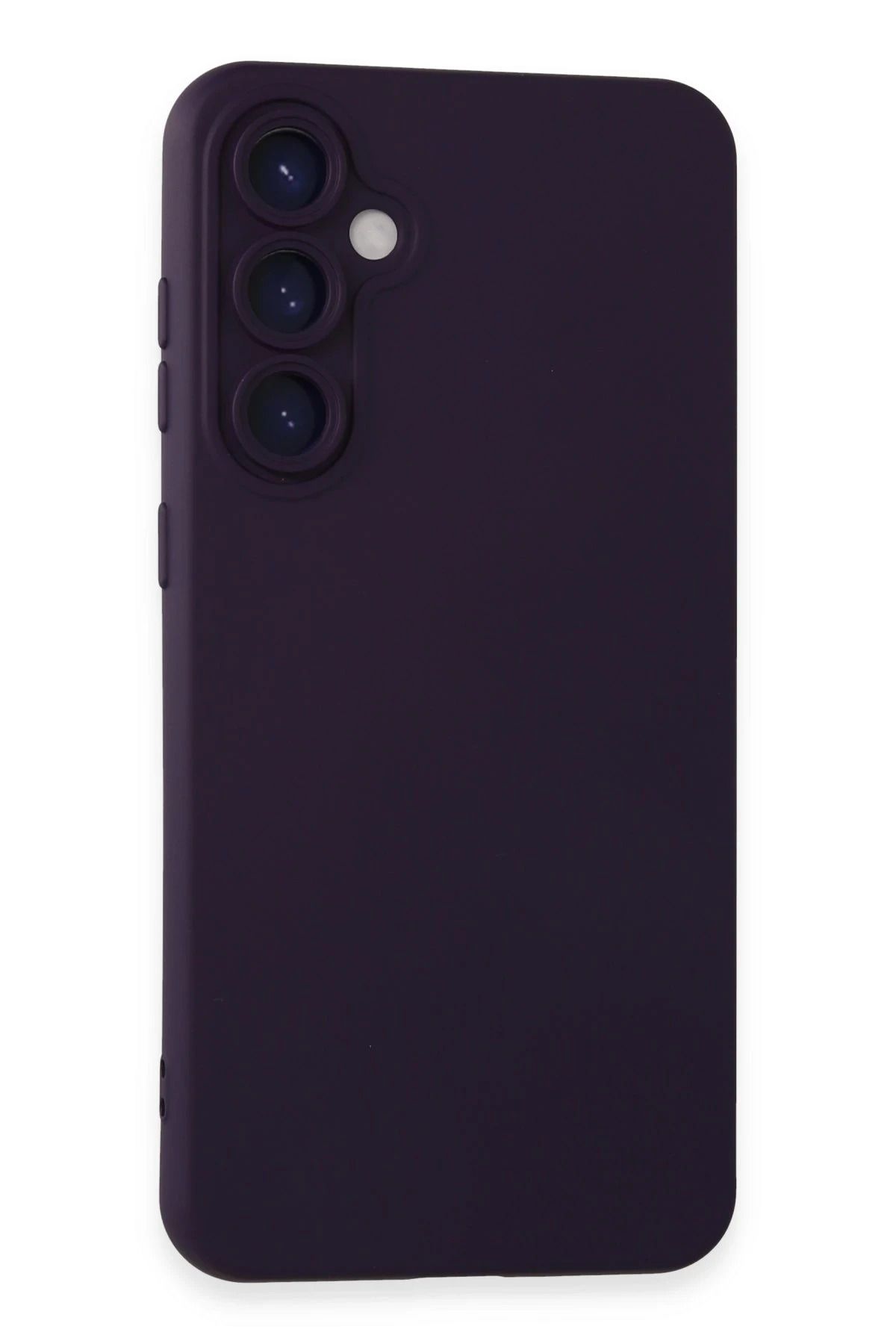 NewFace Galaxy S24 Uyumlu Kılıf Nano içi Kadife Silikon - Mor YNSMR