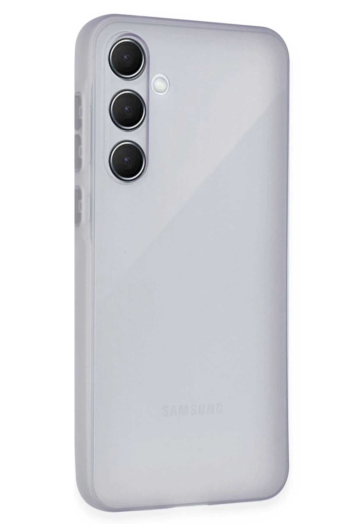 NewFace Samsung Galaxy A55 5G Kılıf Silikon - Mor FLKRY