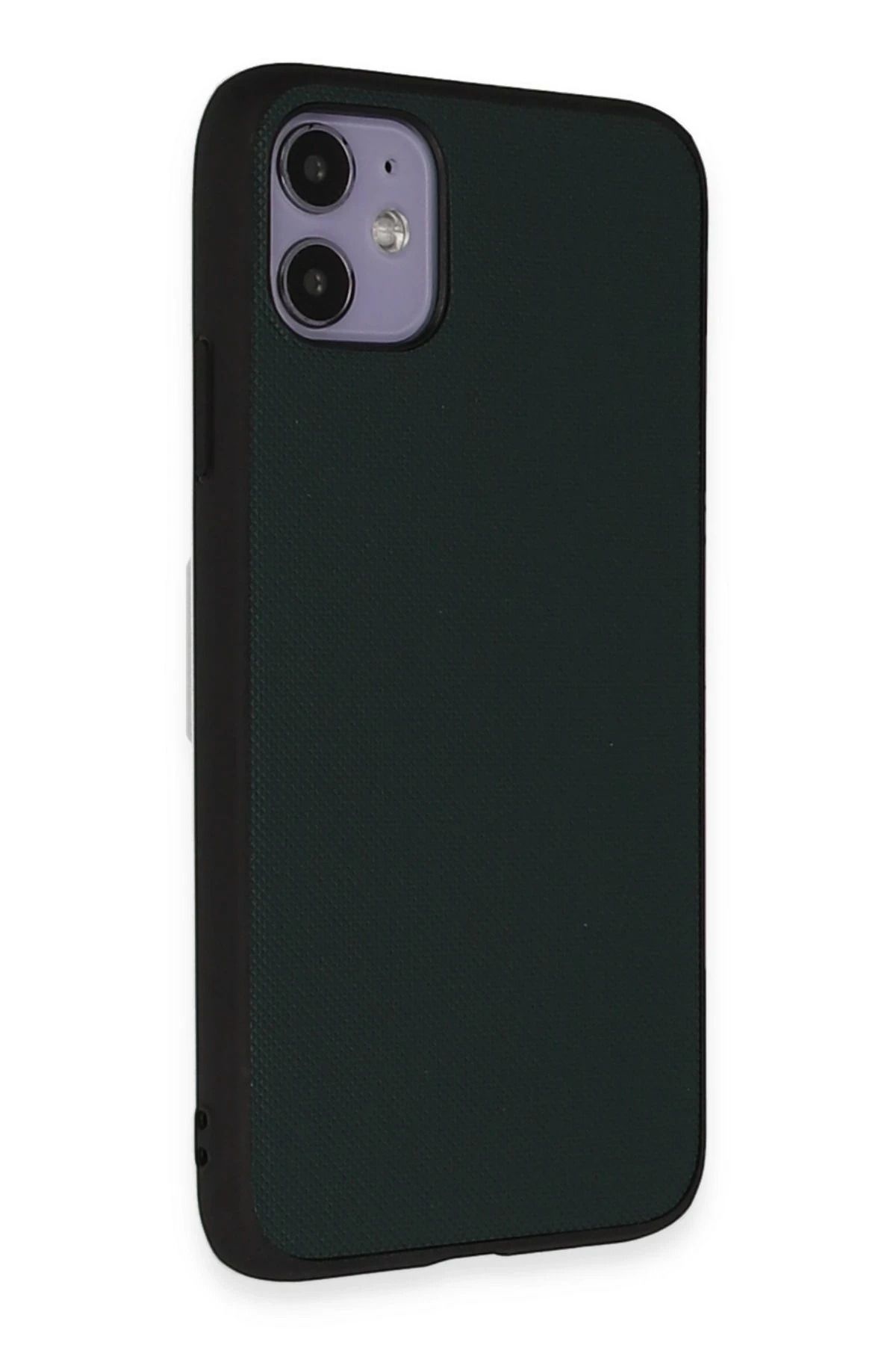 NewFace iPhone 11 Kılıf Taft Kapak - Koyu Yeşil JOJUA