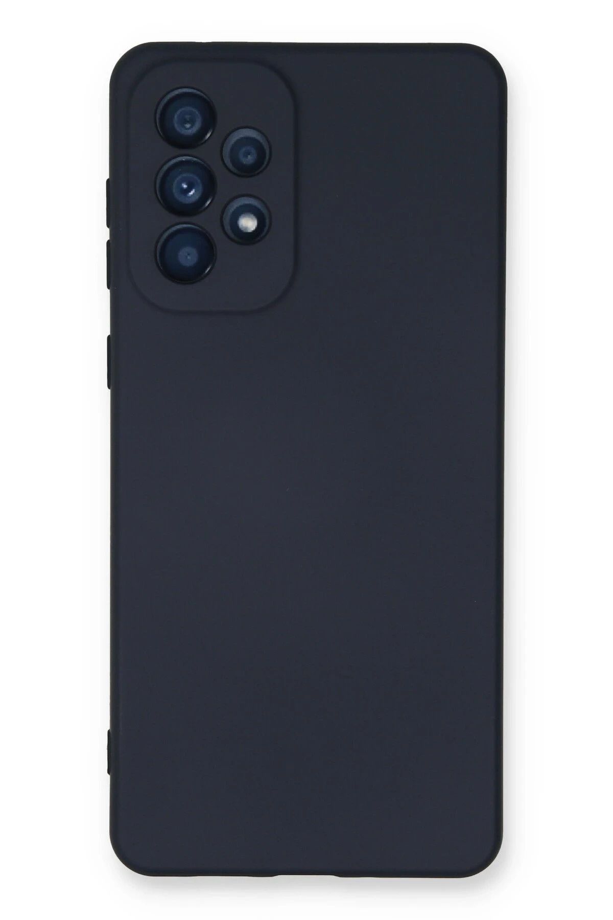 NewFace Galaxy A33 5G Uyumlu Kılıf Nano içi Kadife Silikon - Lacivert HNZRN