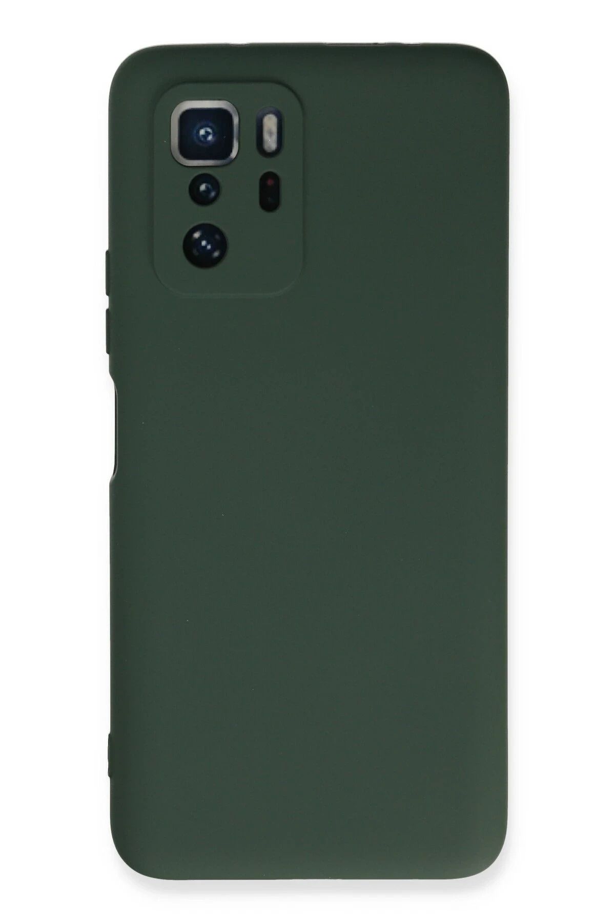 NewFace Xiaomi Poco X3 GT Kılıf Nano içi Kadife Silikon - Koyu Yeşil YNSMR