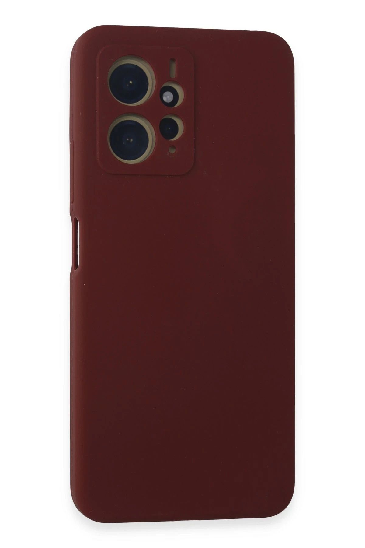 NewFace Xiaomi Redmi Note 12 4G Kılıf Nano içi Kadife Silikon - Bordo HNZRN