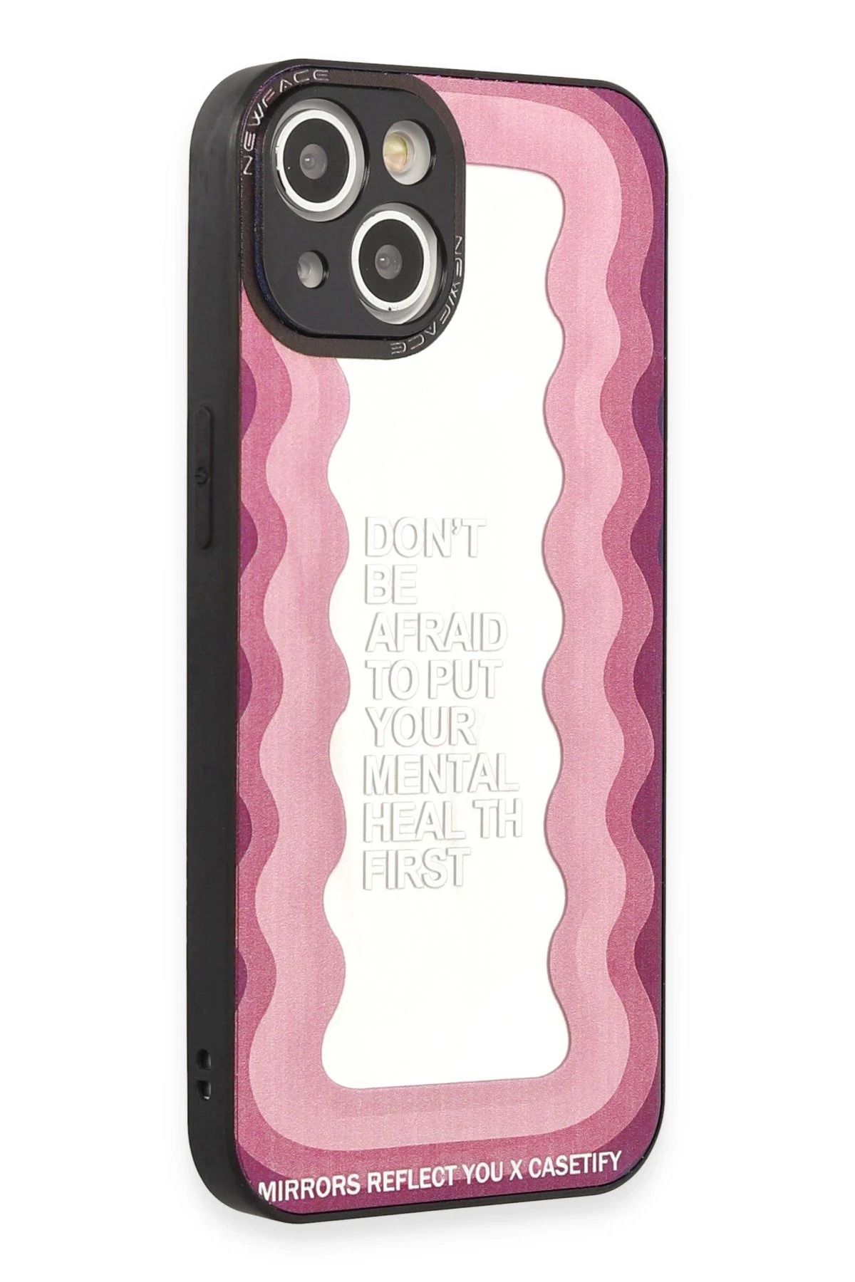 NewFace iPhone 15 Uyumlu  Kılıf Mirror Desenli Kapak - Mirror - 11 YNSMR