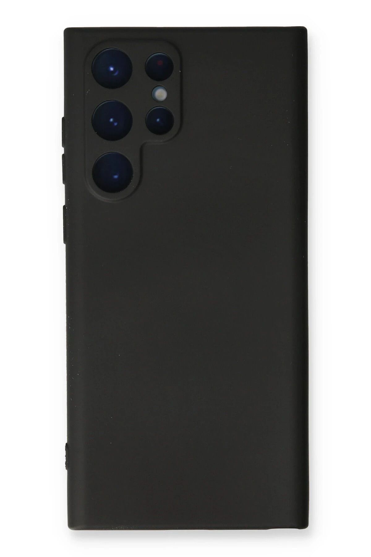 NewFace Galaxy S24 Ultra Uyumlu Kılıf Nano içi Kadife Silikon - Siyah
