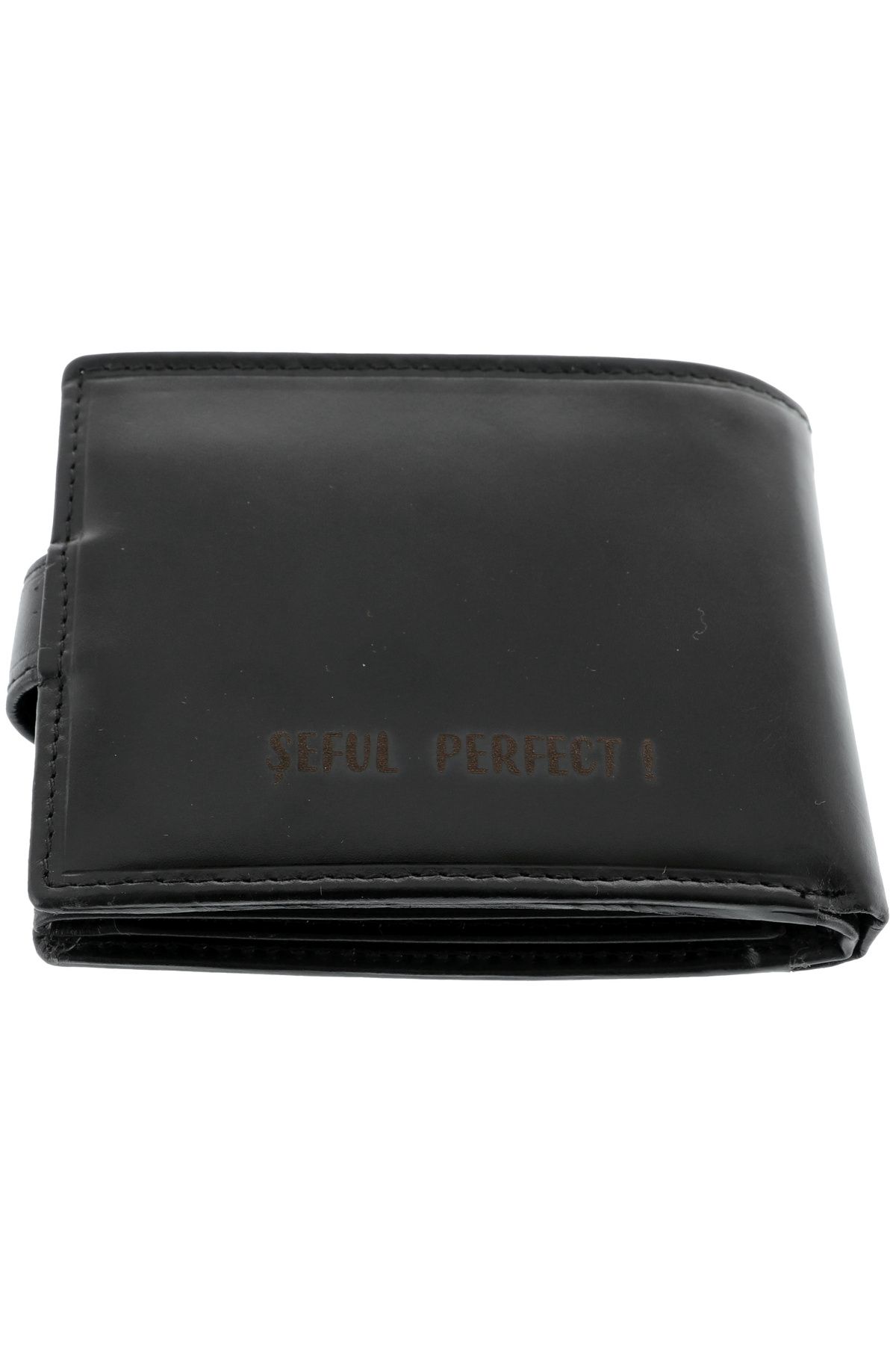 GiftExpress-Corvo Luxury Black Leather Men's Wallet 10