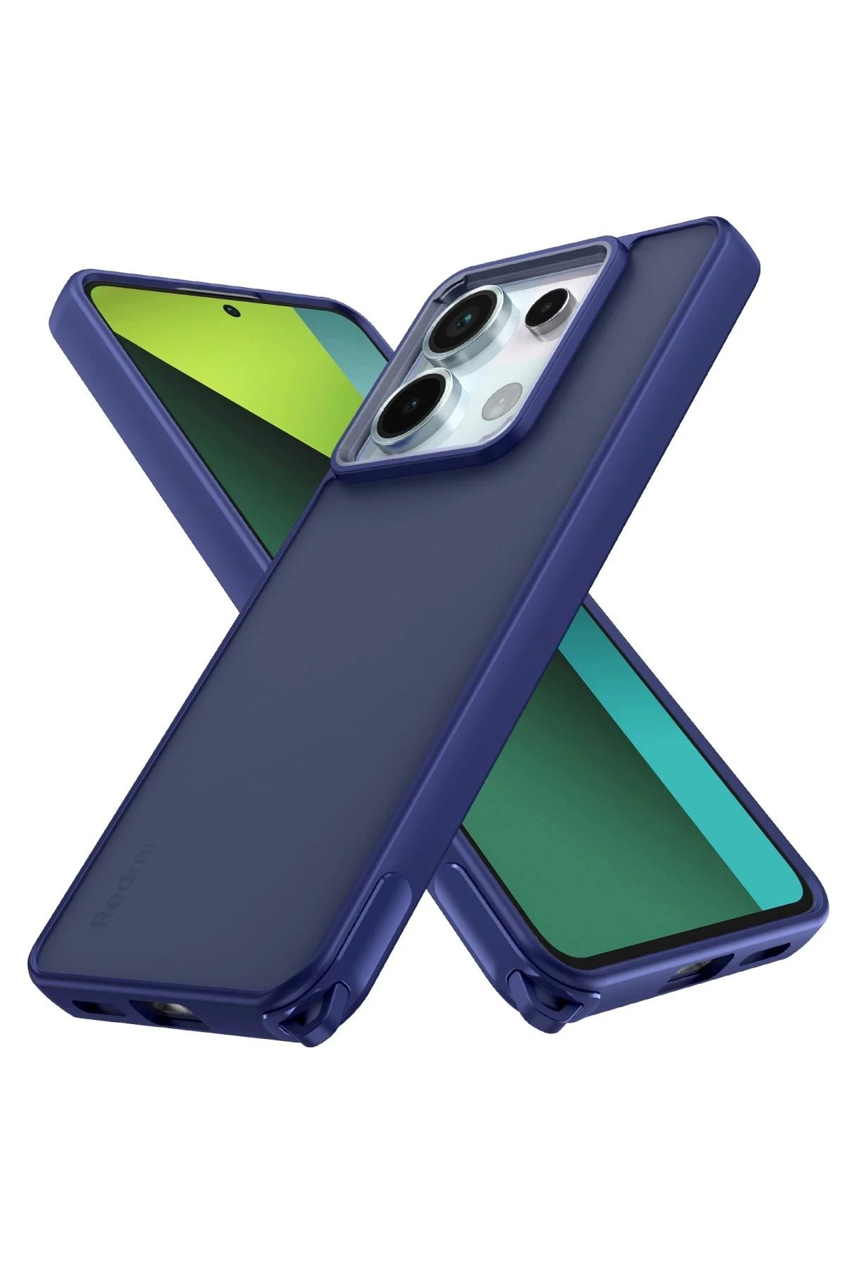 NewFace Xiaomi Redmi Note 13 Pro 5G Kılıf Elegant Kapak - Lacivert NRMSA