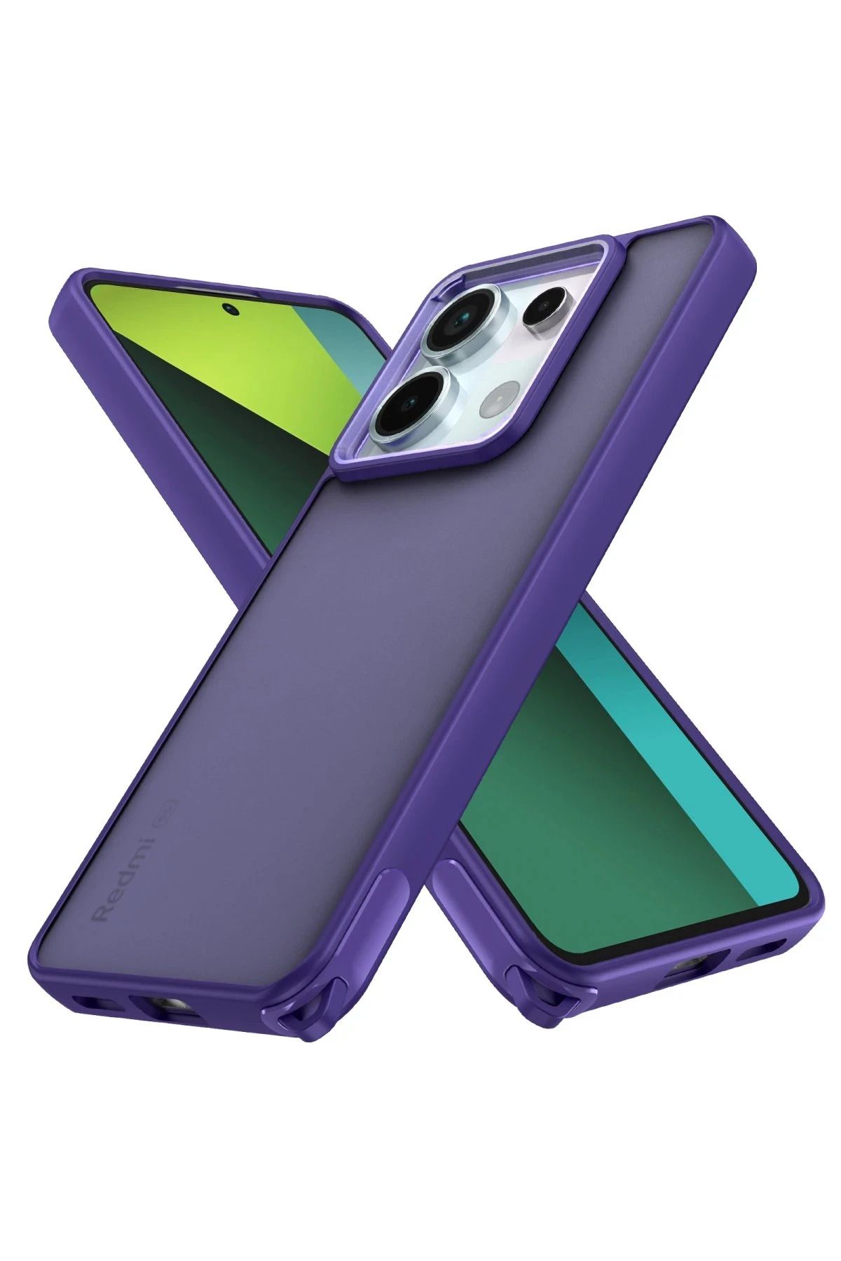 NewFace Xiaomi Redmi Note 13 Pro 5G Kılıf Elegant Kapak - Derin Mor FLKRY