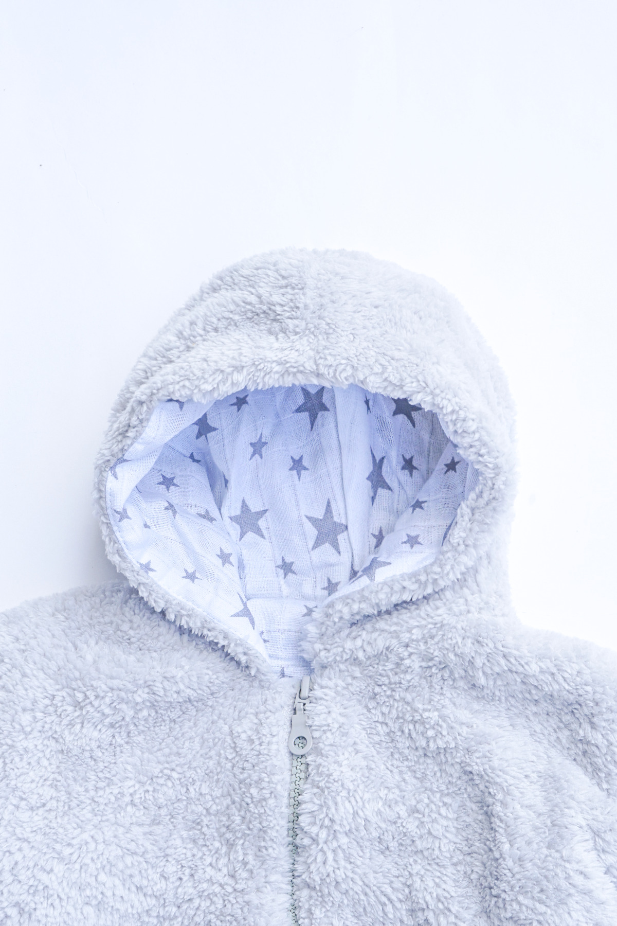 ipek atlas Kız Erkek Bebek Ve Çocuk Müslin Astarlı Fermuarlı Peluş Mont fotoğrafı 2 (önizleme)