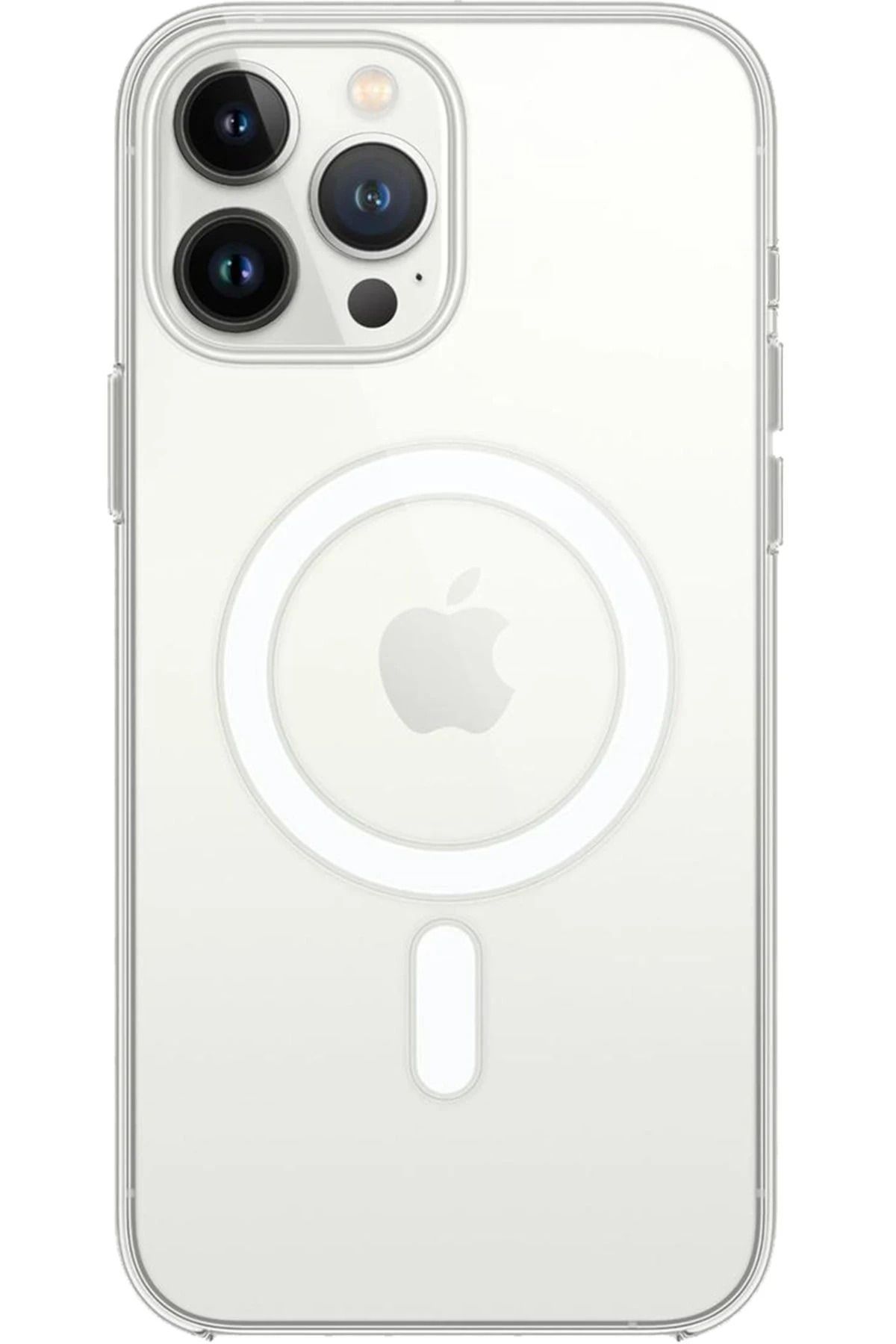 NewFace iPhone 16 Pro Max Kılıf Pc Real Magsafe Kapak - Şeffaf HNZRN