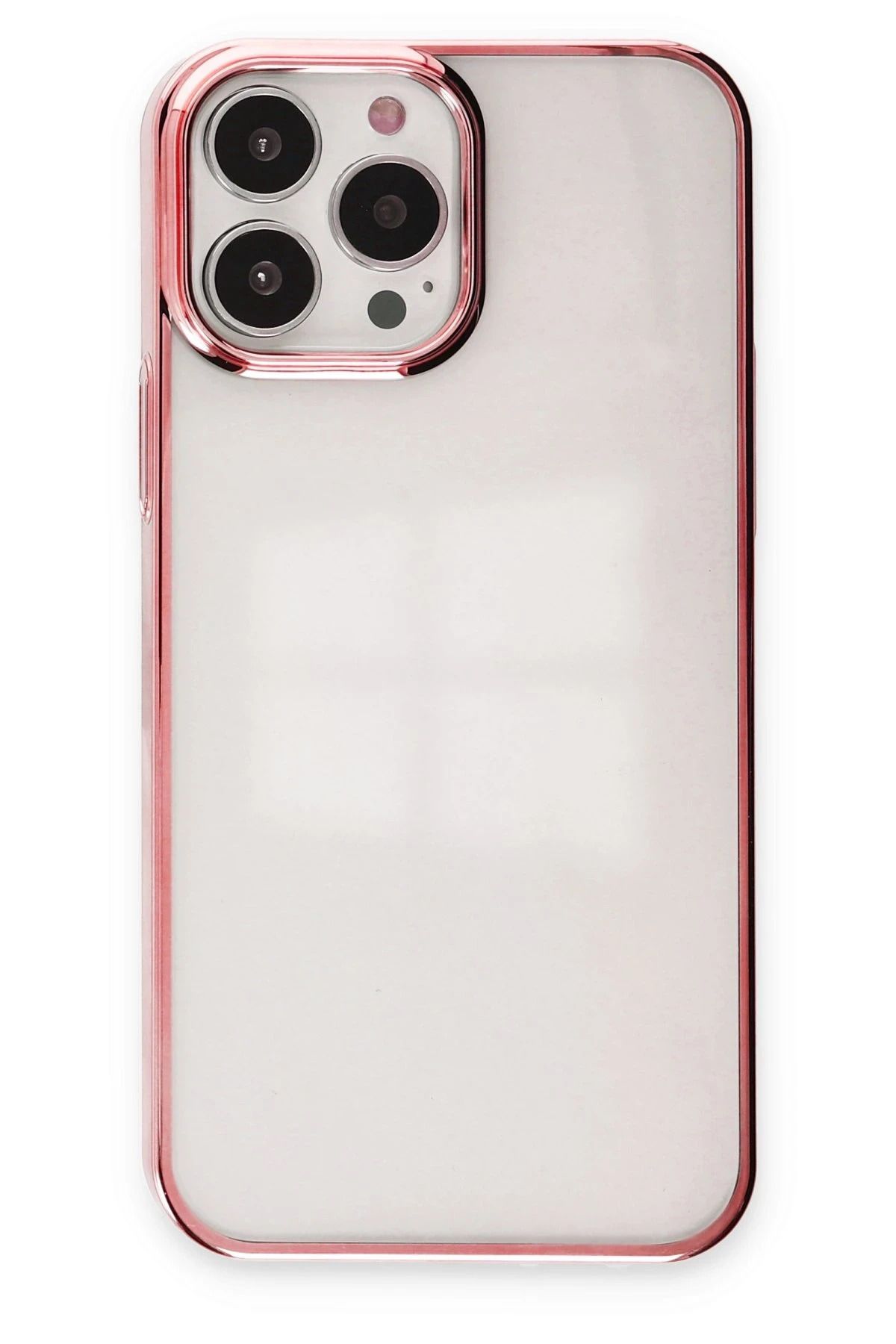 NewFace iPhone 13 Pro Max Kılıf Element Silikon - Pembe JOJUA