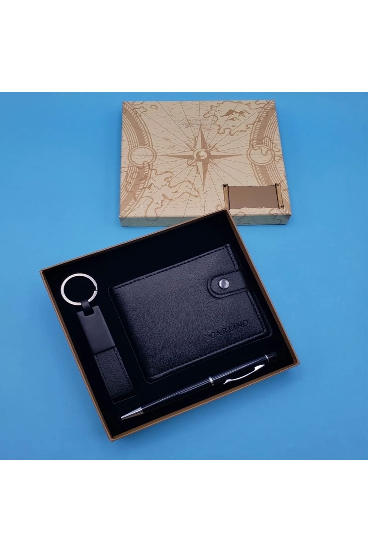 STOREMAX Siyah Touchpen Kalem Anahtarlık Ve Cüzdan