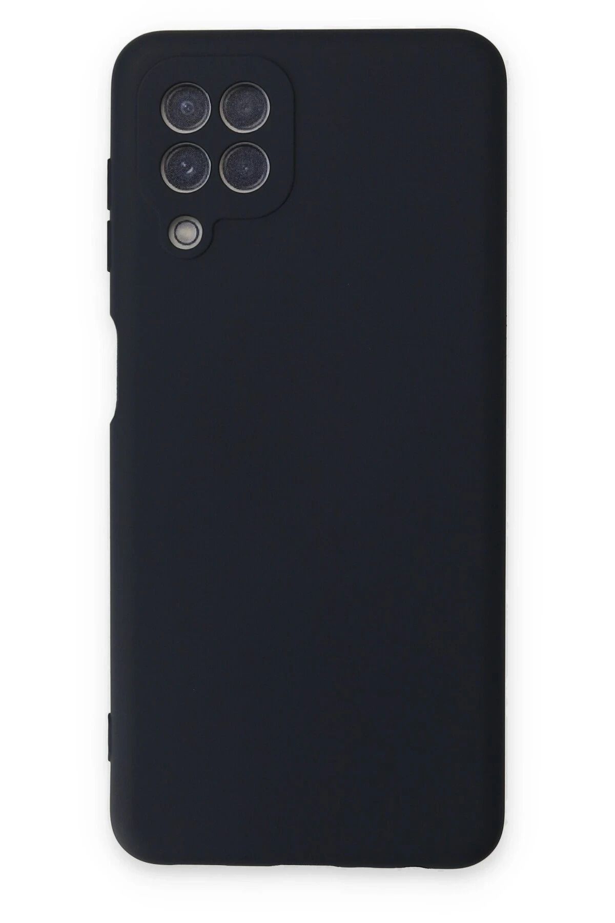 NewFace Galaxy A22 uyumlu Kılıf Nano içi Kadife Silikon - Lacivert INSLM