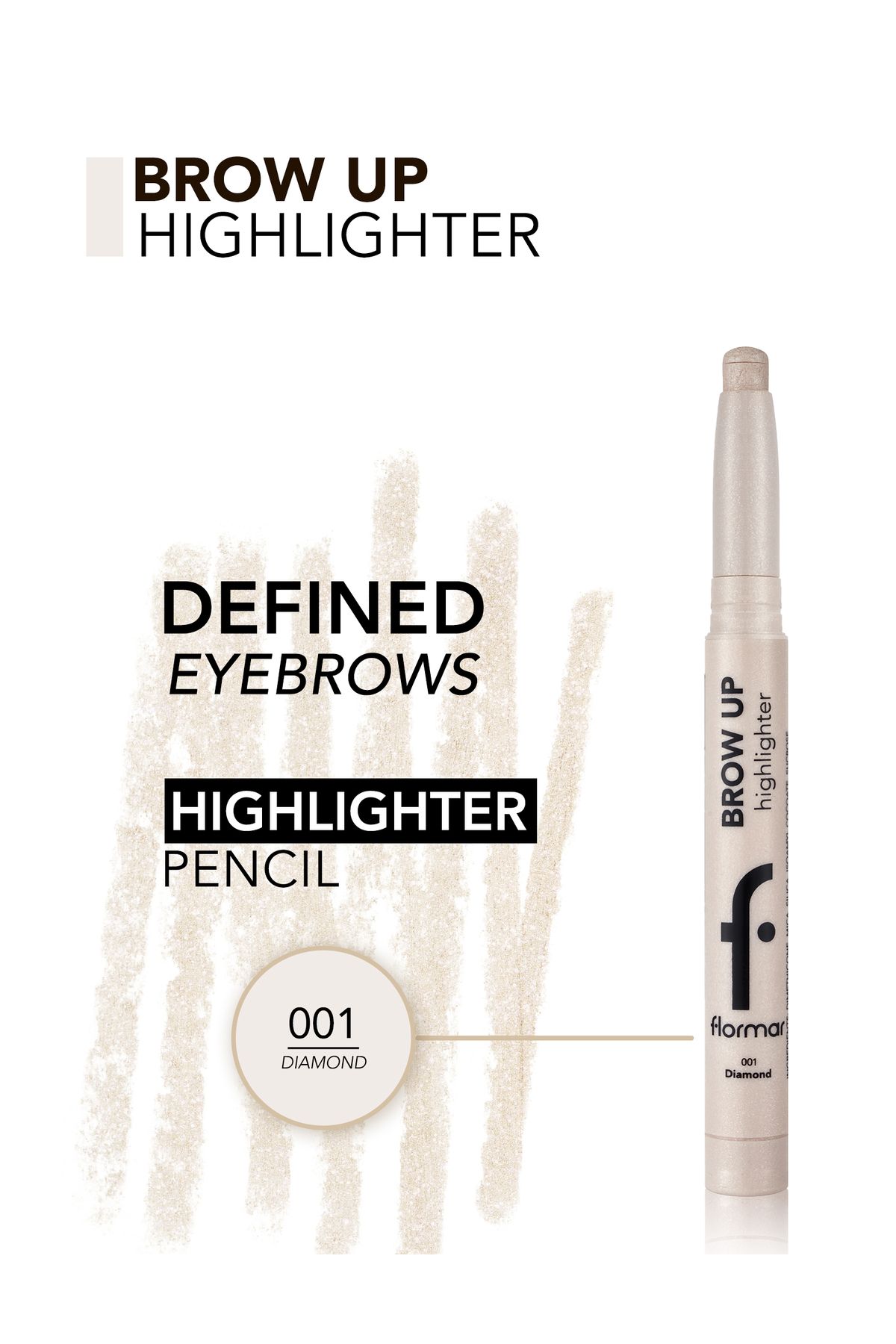 Flormar-Flormar Brow Up Highlighter 001 Diamond 6