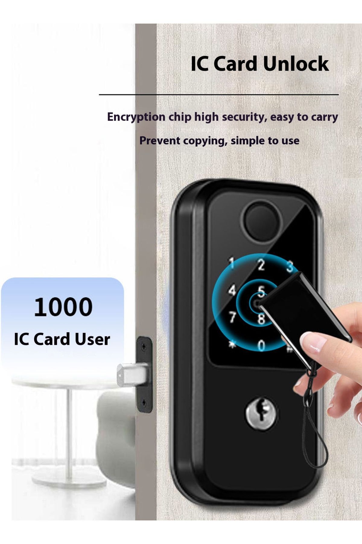 sharpdo-Wifi Fully Automatic Smart Fingerprint Lock Electronic Lock Password Lock 7