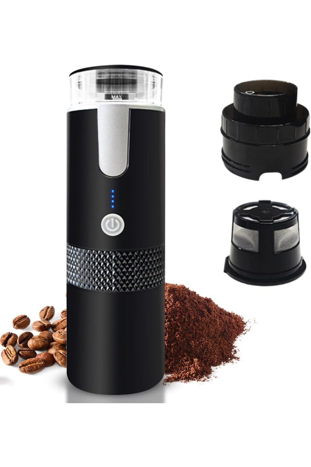 COOYA-Electric espresso machine with cup, automatic brewing, for camping travel, car hiking and office 1