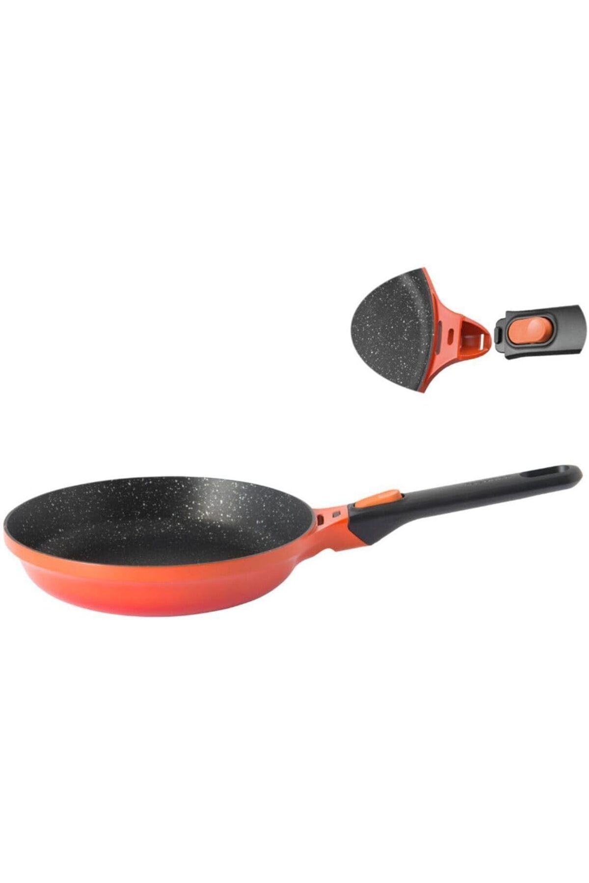 STOREMAX Stay Cool Çıkarılabilir saplı Tava Turuncu 24 Cm TrendBazaar 1057563