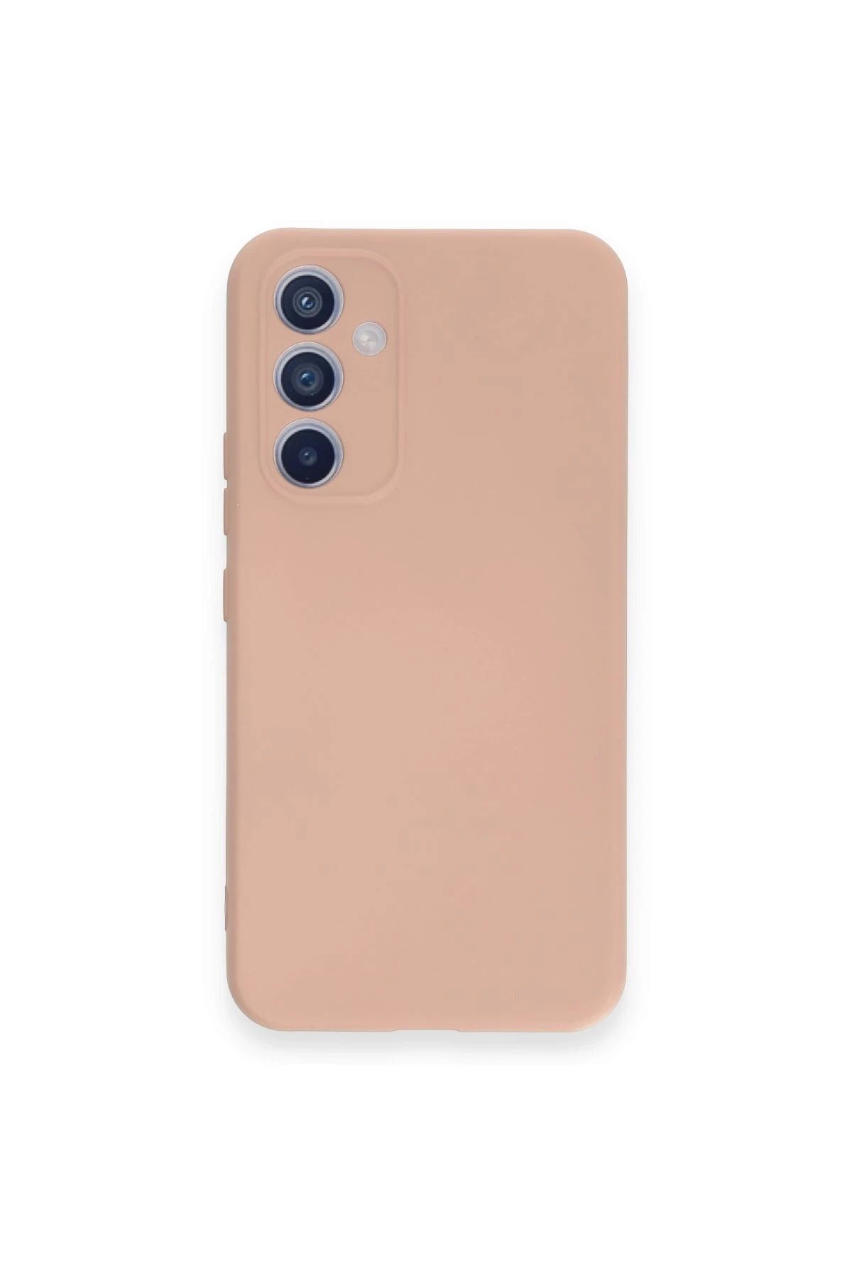 NewFace Galaxy A34 5G Kılıf Nano içi Kadife Silikon - Pudra INSLM
