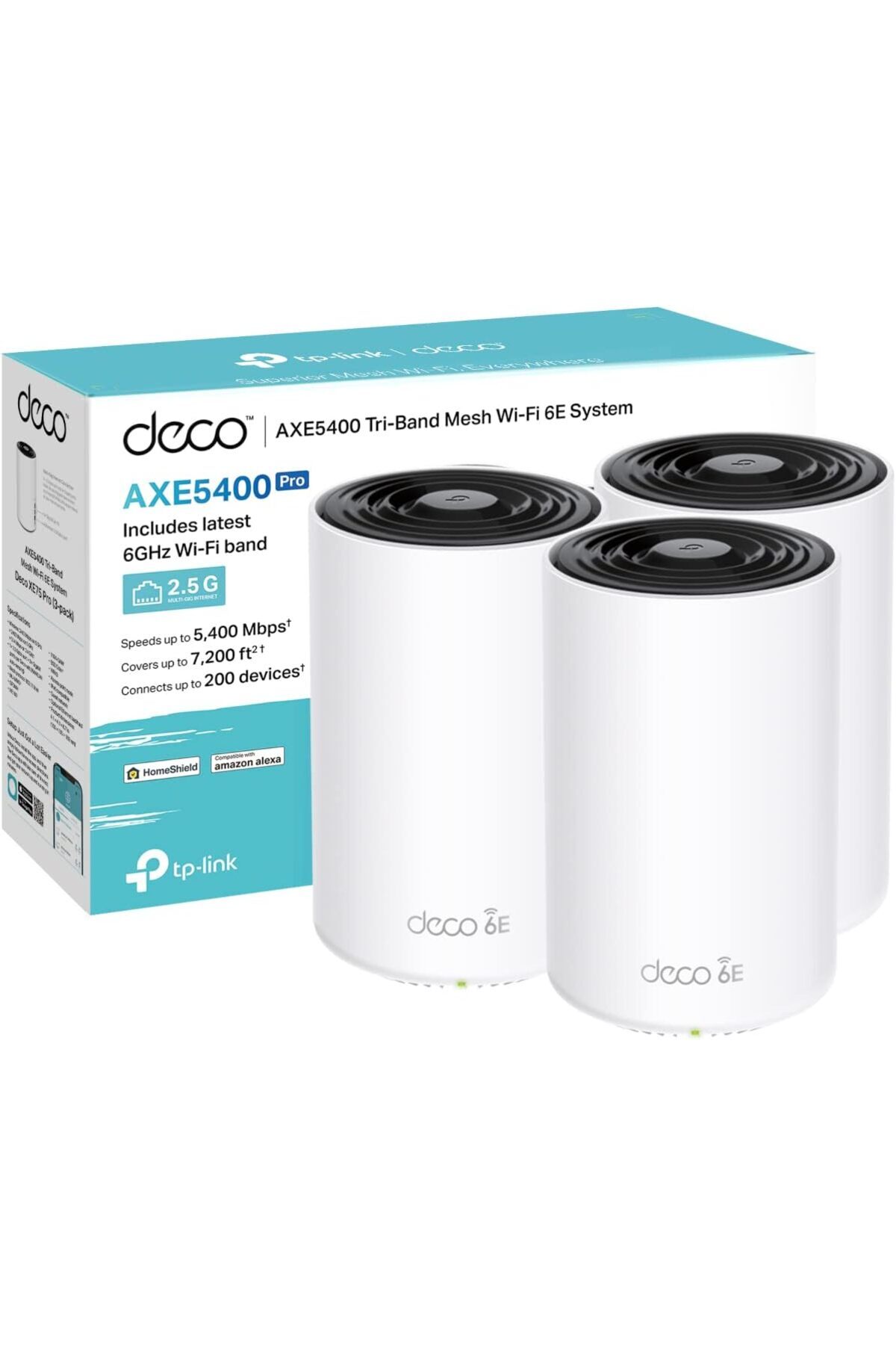 TP-LINK-Deco XE75 Pro AXE5400 Whole Home Tri-Band Mesh Wi-Fi 6E System 1