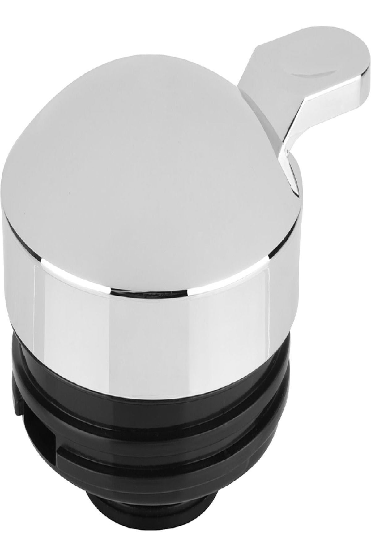 emsa-Campo Vacuum Flask 1L, chrome, stainless steel, 100% leak-proof, quick tip, 12h hot/24h cold. 2