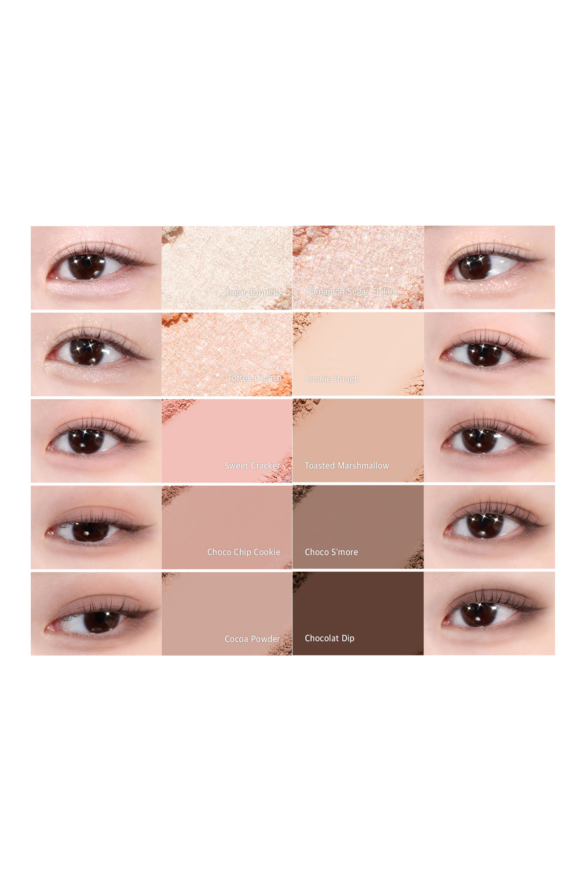 lilybyred-Mood Keyboard / 10 Eyeshadow 11 Choco Chip Smore 3