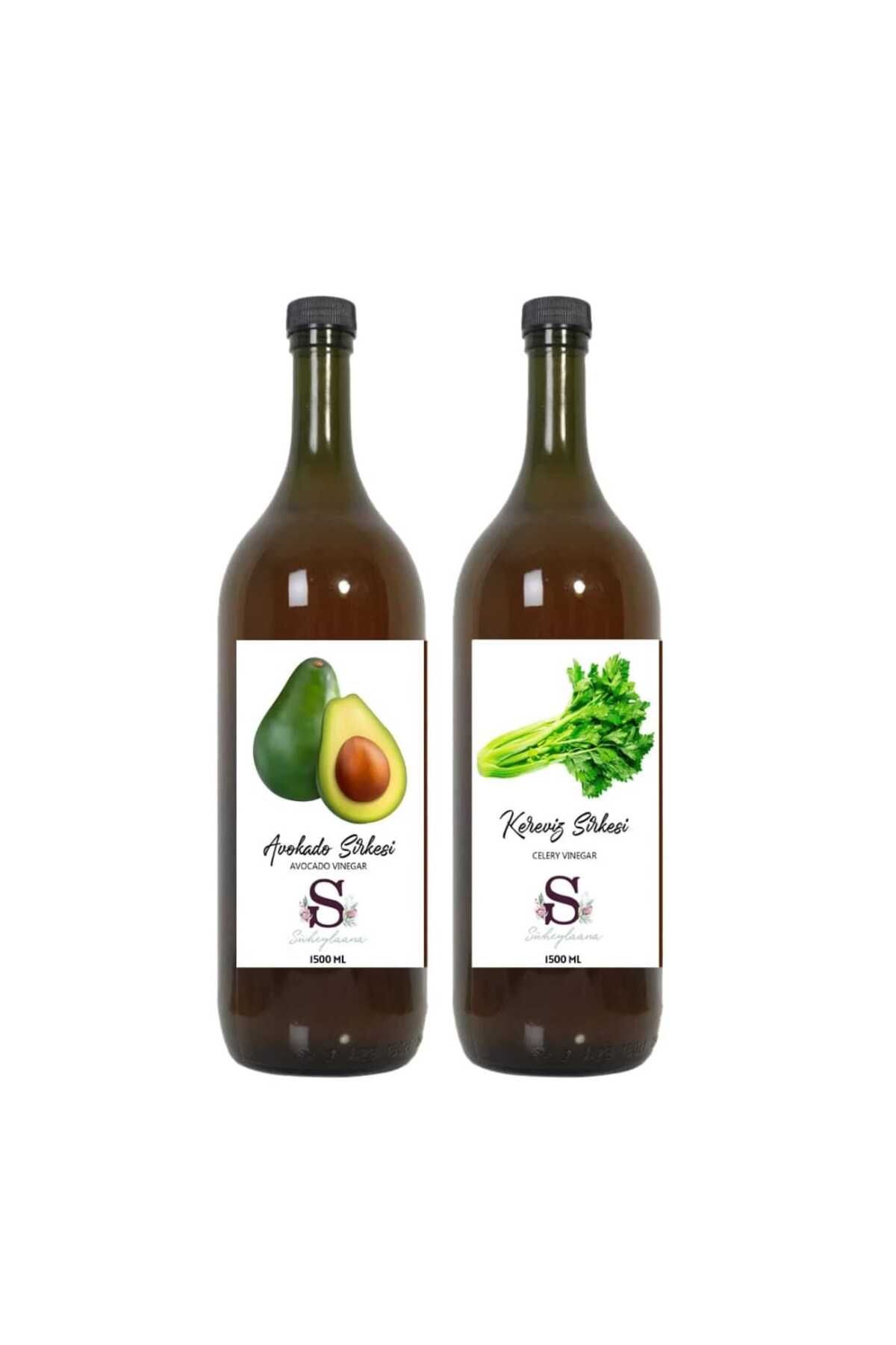 Doğal Avokado Sirkesi 1500 Ml - Doğal Kereviz Sirkesi 1500 Ml