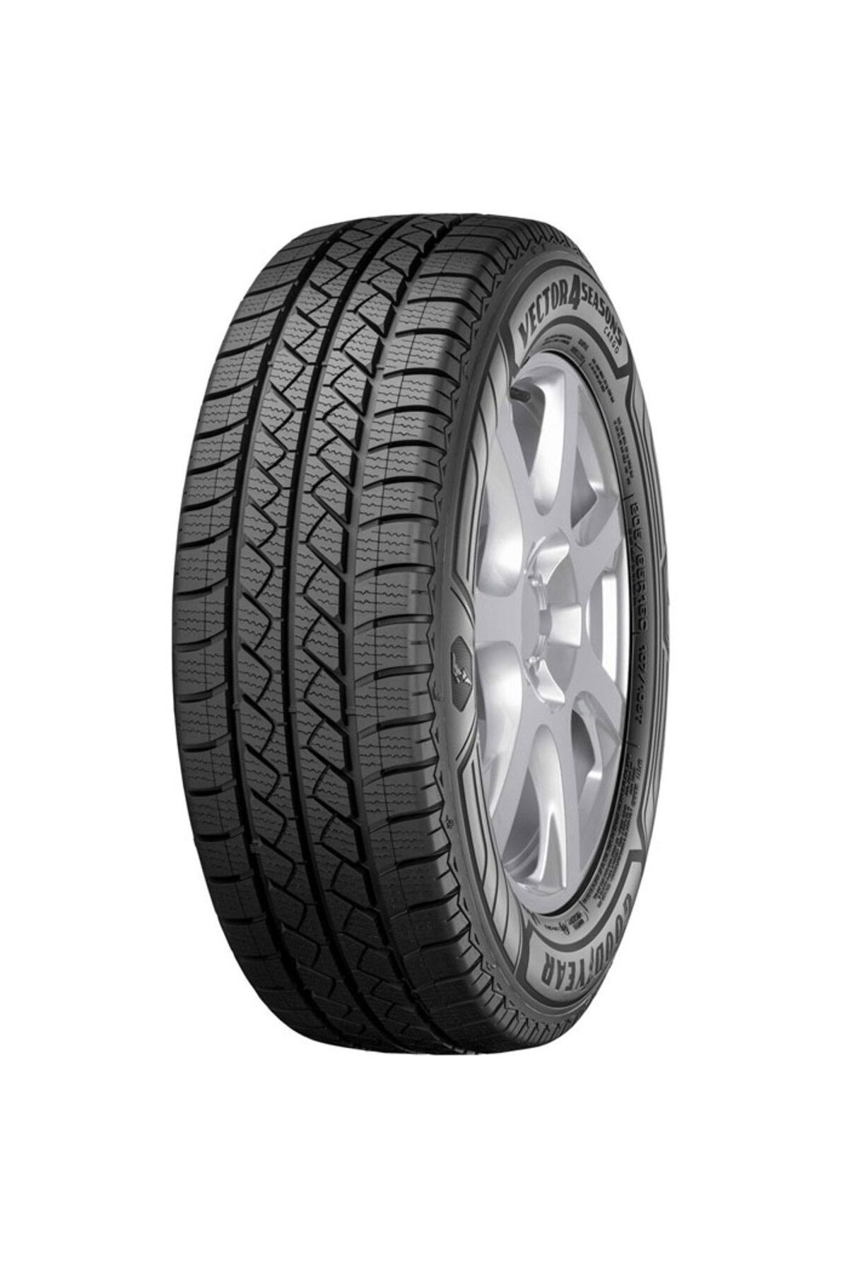 Goodyear 225/55R17C 109/107H MO-V Vector 4Seasons Cargo Hafif Ticari 4 Mevsim Lastiği (2025 Üretim)