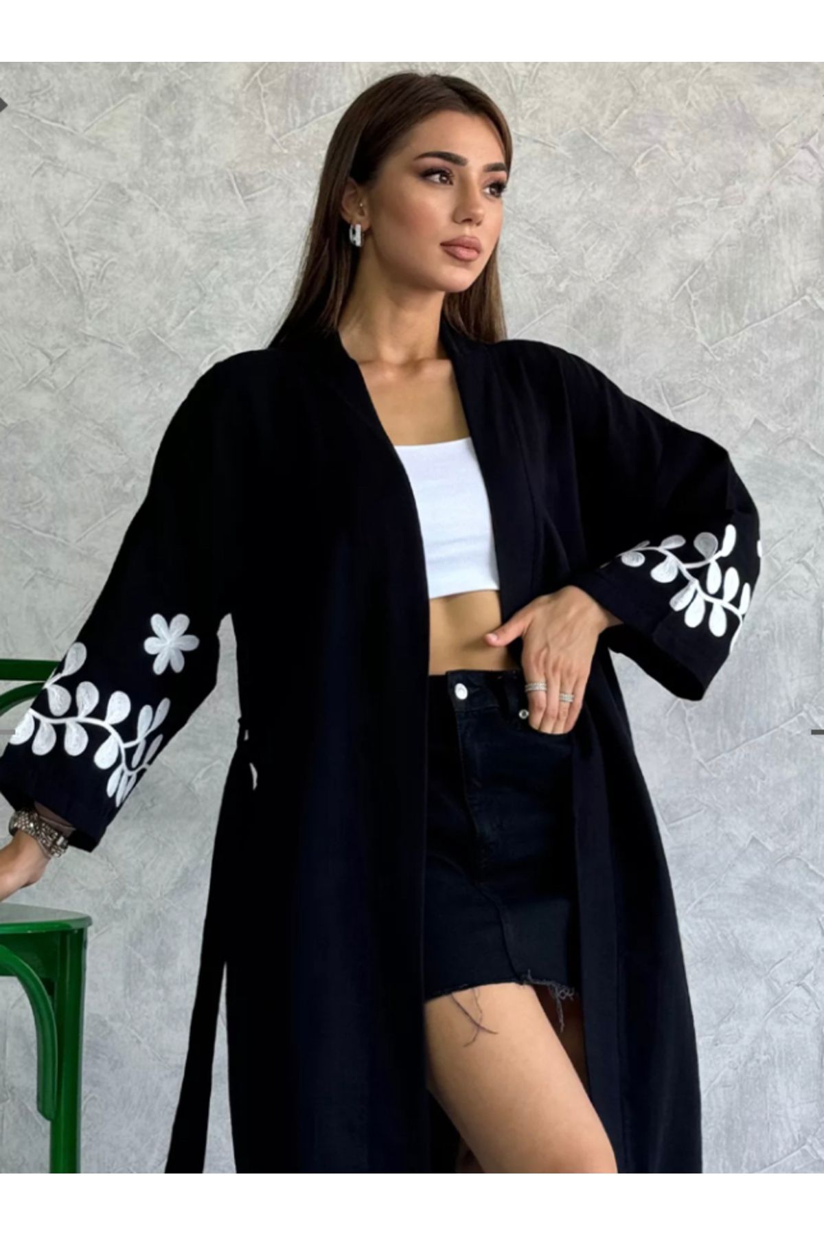 LUMİ Kadın keten kimono