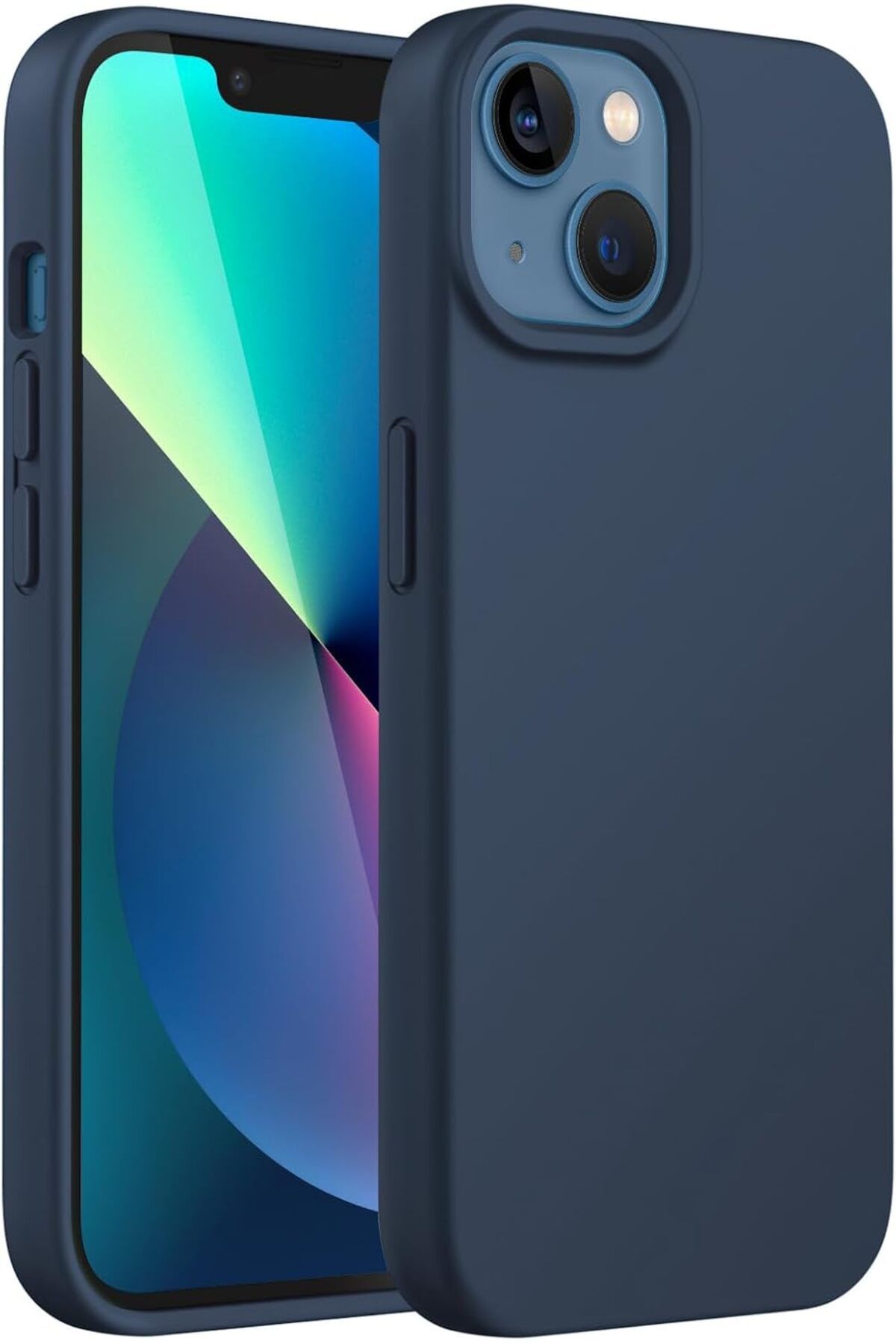 Generic-Silicone Case Cover Compatible with iPhone 13 6.1 inch , Ultra Slim Fit with Full Body Protection 3