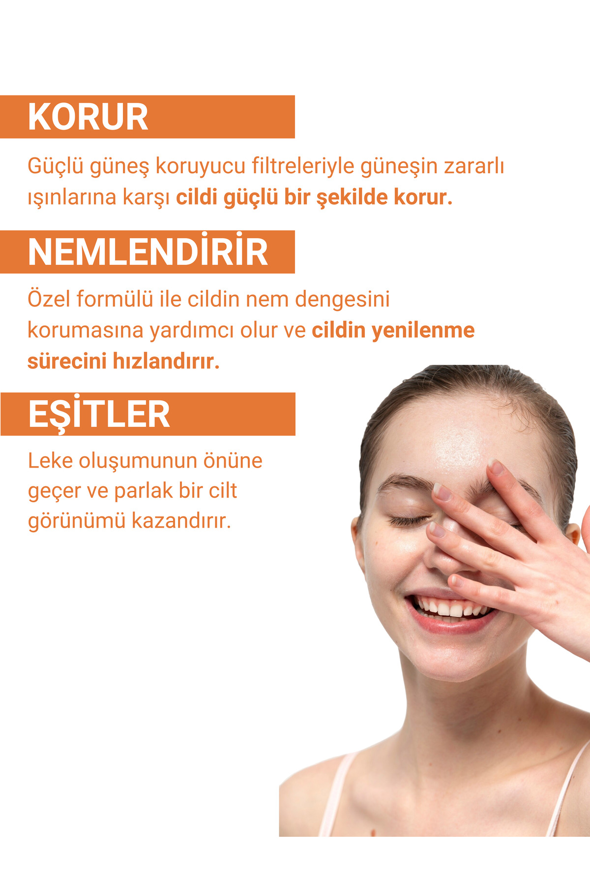 Renkli Kapatıcılı Yüz Güneş Kremi - Tinted Cream Bb Light (AÇIK-ORTA TON) 50spf 40ml — 116 01 002 — تصویر 5 از 7