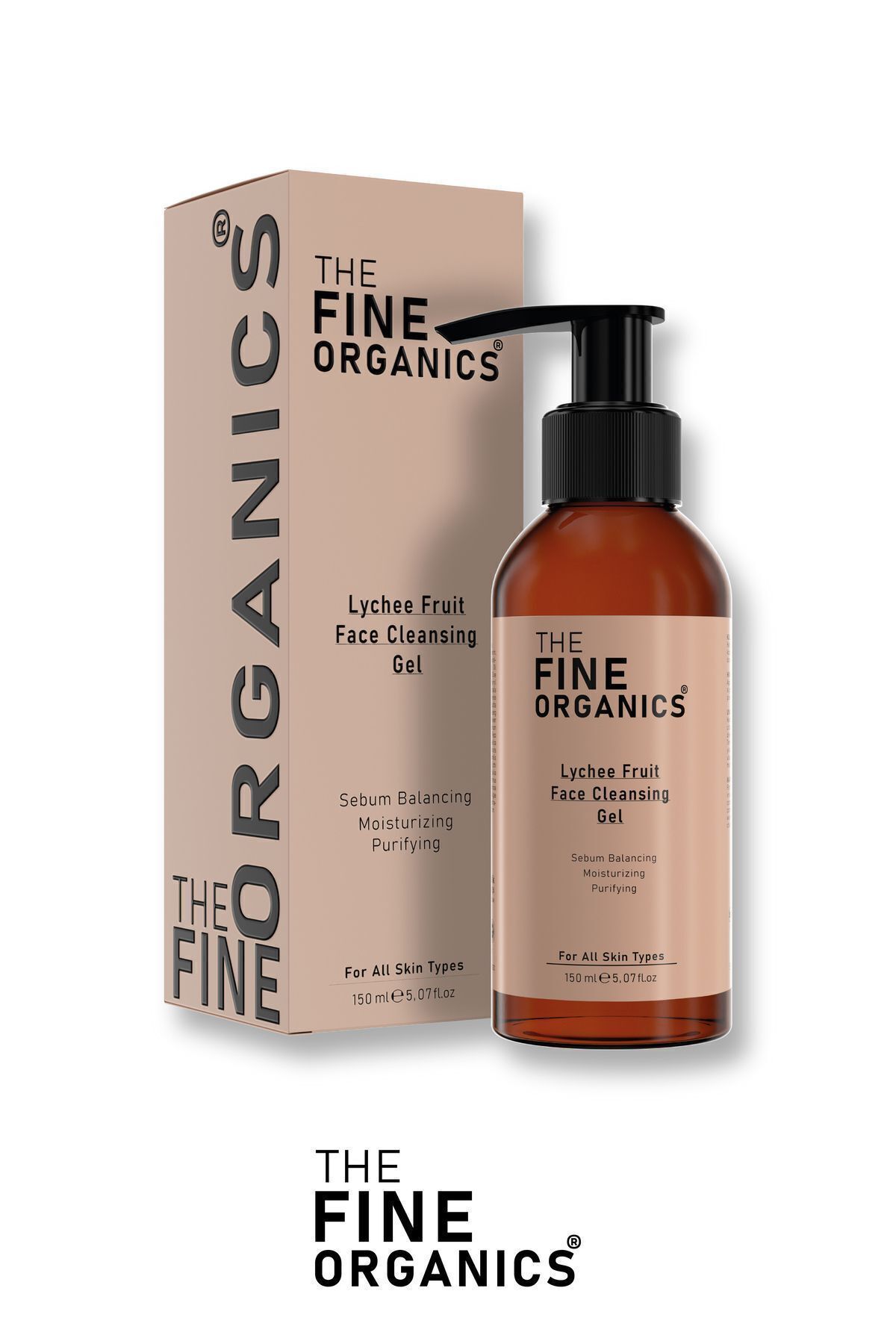 THE FINE ORGANICS-Purifying & Sebum Balancing Facial Cleansing Gel with Lice Extract 150ml 6