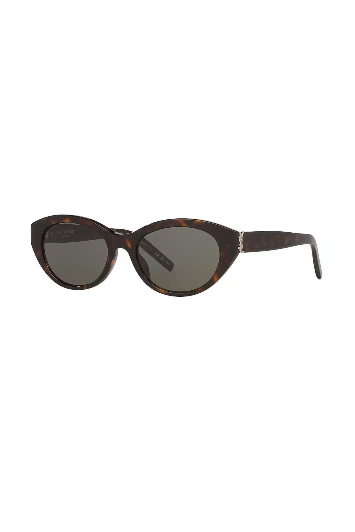 Saint Laurent Sl M148 002 54 Kadın Cat Eye Kırçıllı Kahverengi Kemik Güneş Gözlüğü