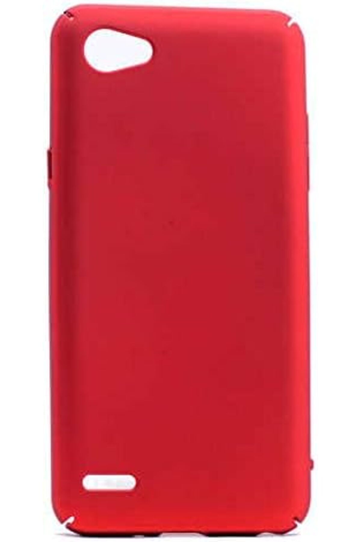 STOREMAX ELZ Q6 Uyumlu Sert Rubber Silikon Kılıf (Kırmızı) FRNTR 1127478