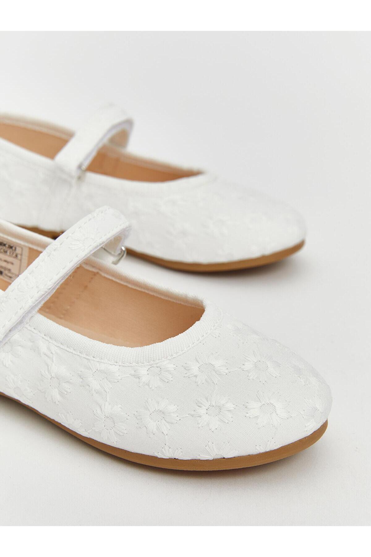 LC Waikiki-Flower Embroidered Girl's Ballerina Ballet (S5) 3