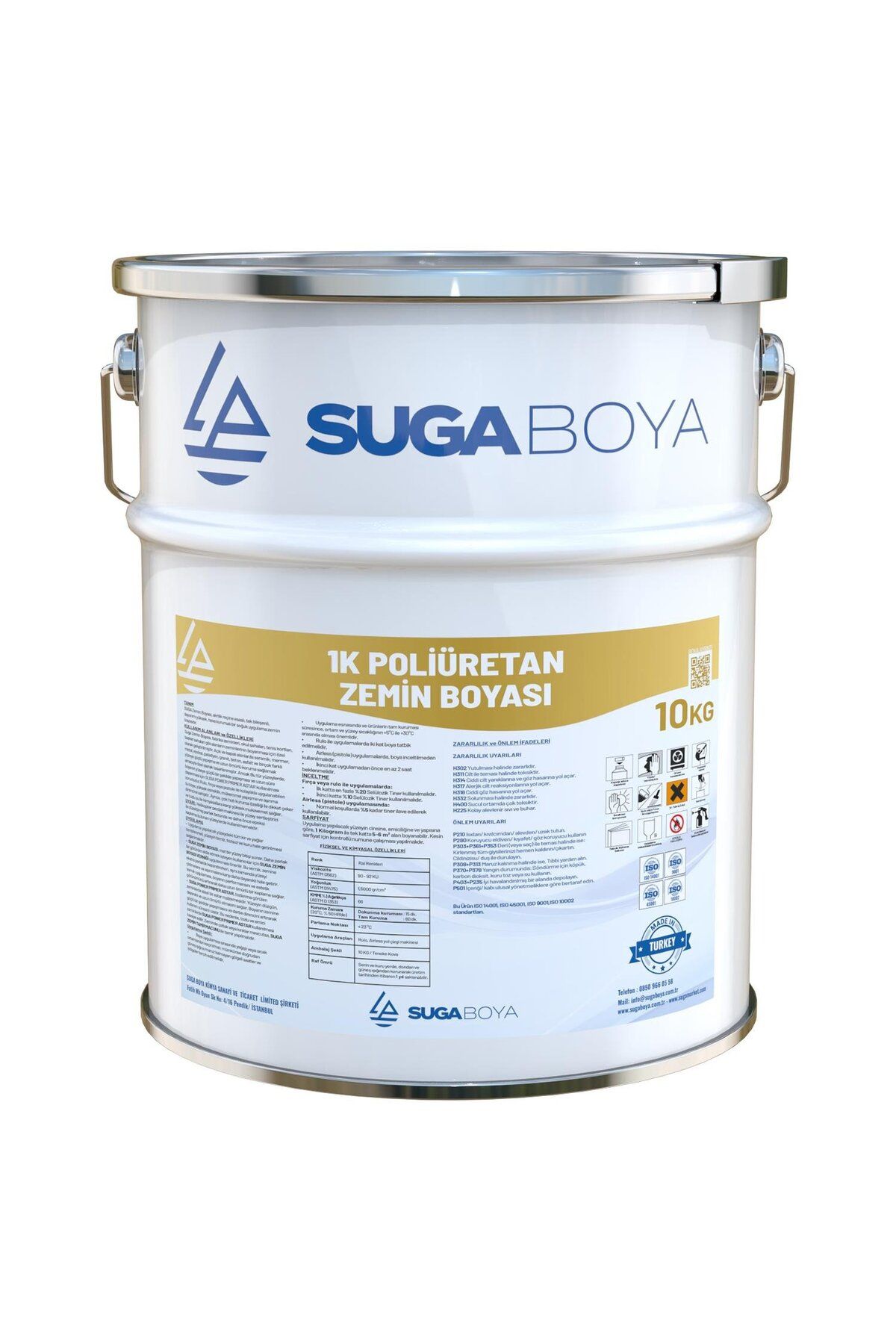 SUGA 1k Poliüretan Zemin Boyası 10 Kg