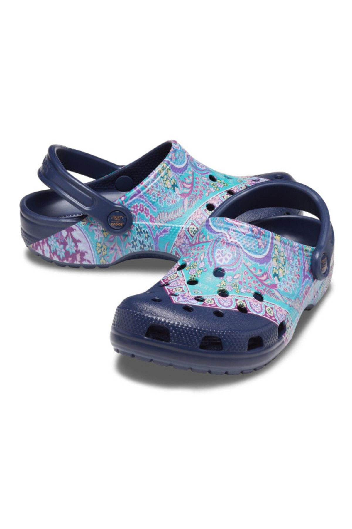 Crocs-Saboți Crocs Liberty London X Crocs Classic Clog 41-42 EU - M8/W10 US Albastru - Bleumarin 4