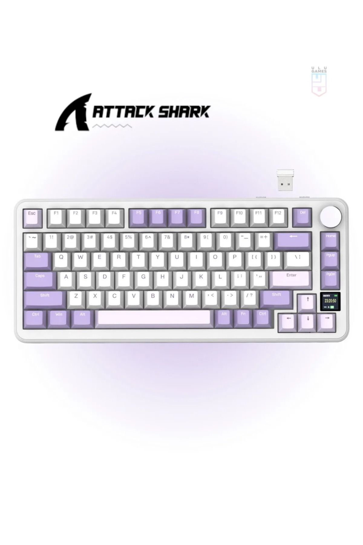 SiLabor X Attack Shark X85PRO EKRANLI KABLOSUZ MEKANİK KLAVYE