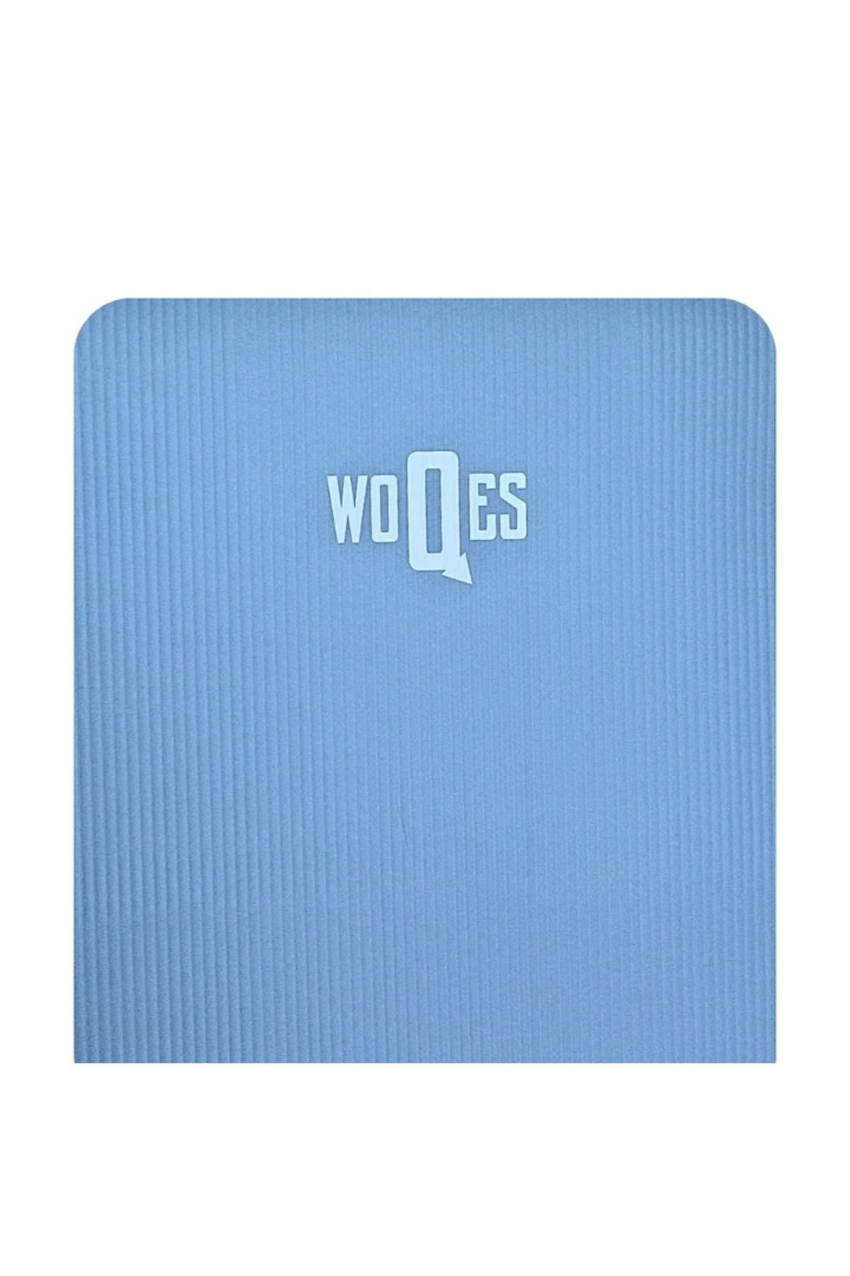 WOQES Konforlu Ve Kaymaz Nbr Yoga Matı – 10 Mm Kalınlık | Ekstra Destekli Ve Dayanıklı Tasarım