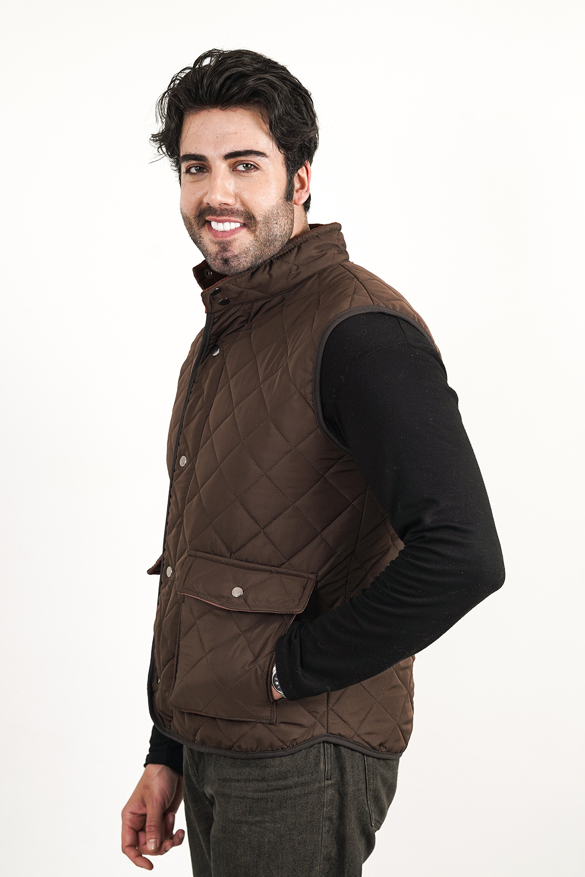 Reform-Yelek< Four Seasons Stylish Design Quilted Vest 5