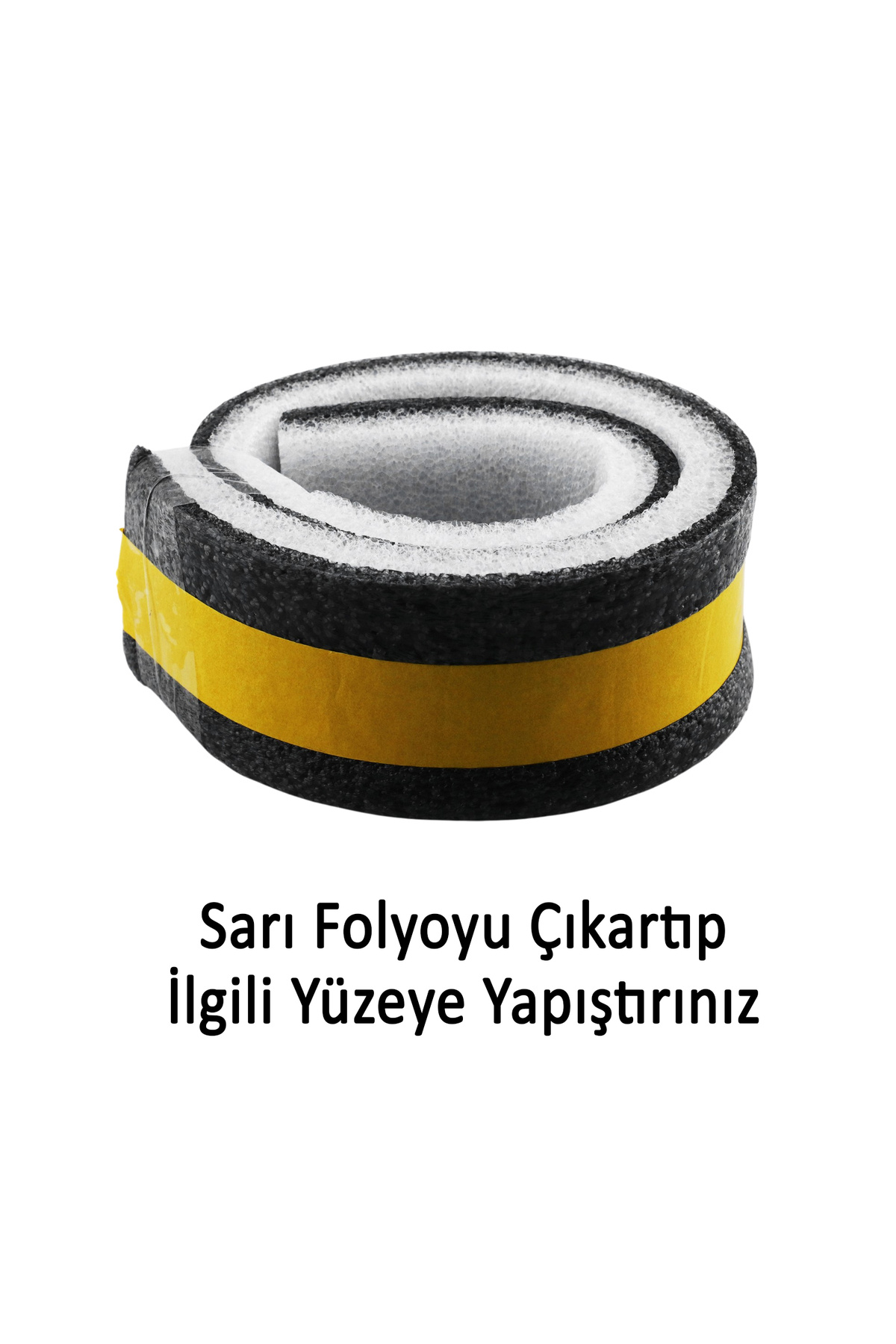 NZB-Adhesive under Door Threshold Sponge Thin Foam Cold Insulation Tape Wick Dust Insect Blocking 90cm 4