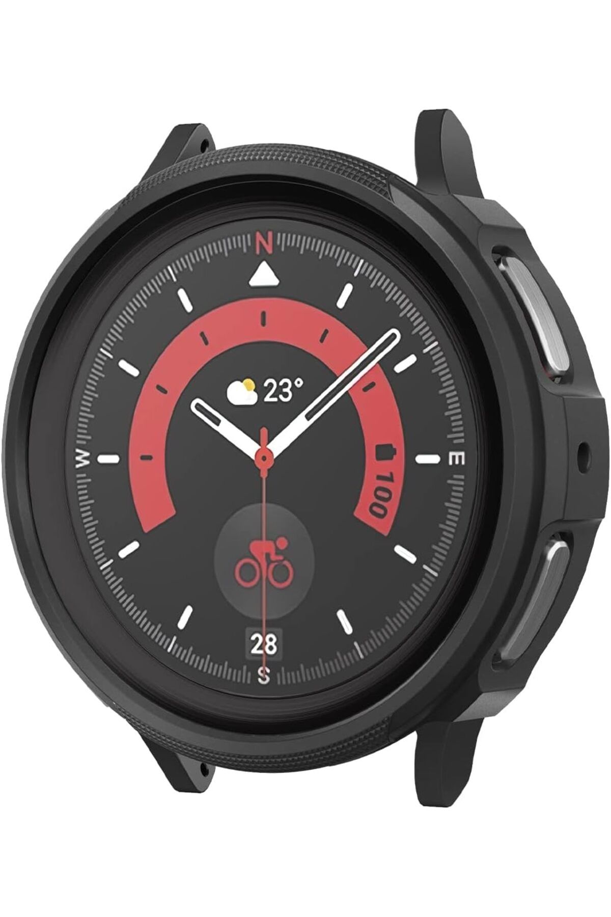STOREMAX Rom Galaxy Watch 5 Pro (45mm) Kılıf Liquid Air Matte Black - ACS05185 Romshp 1067323