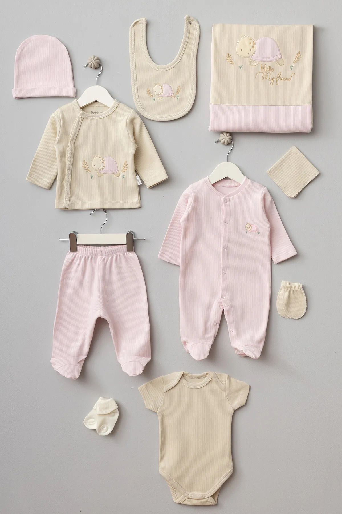 Baby Maa 10 Parça Yenidoğan Unisex Hastane Çıkışı Kutulu 04001