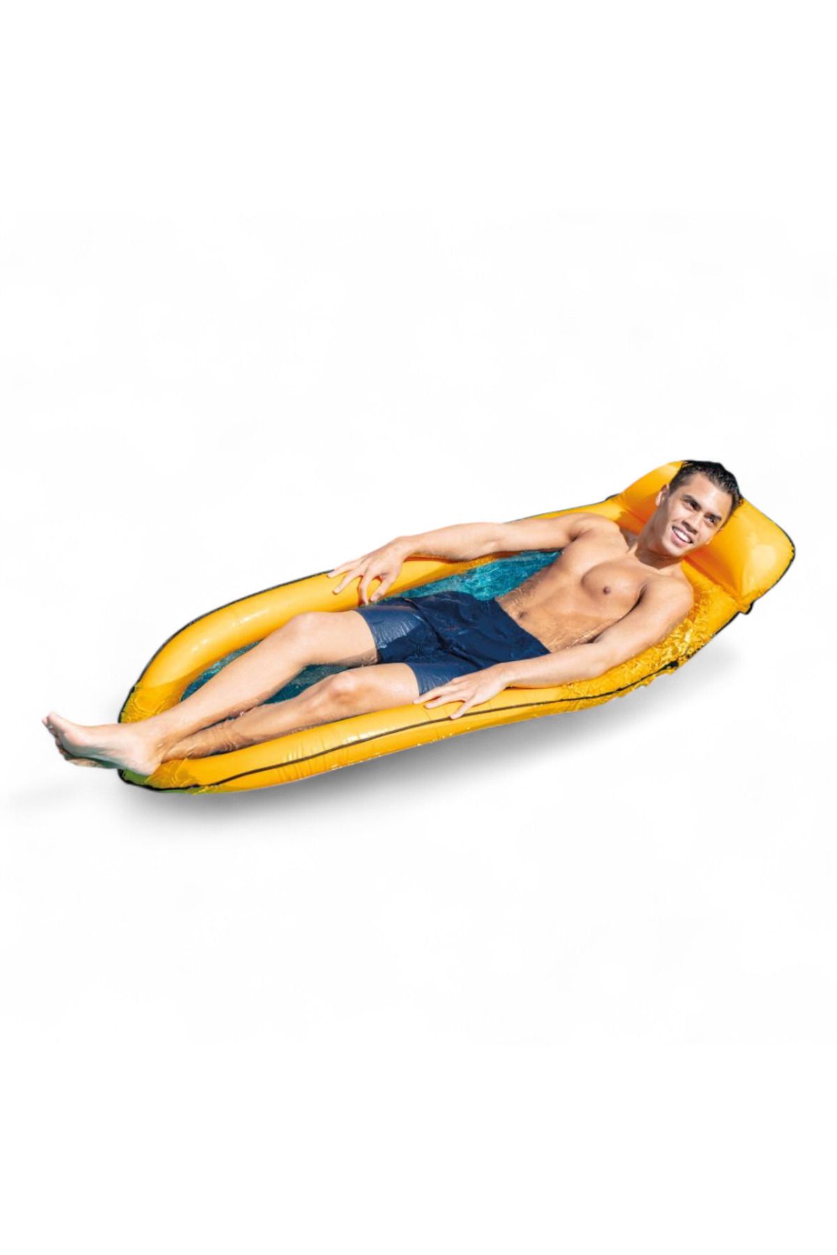 Peda Toy Şişme Fileli Yatak 178x94 cm Sarı