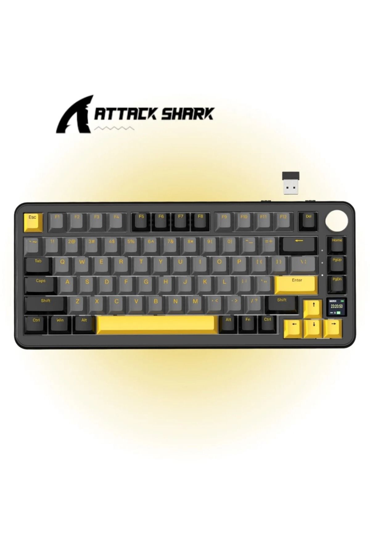 SiLabor X Attack Shark X85PRO EKRANLI KABLOSUZ MEKANİK KLAVYE