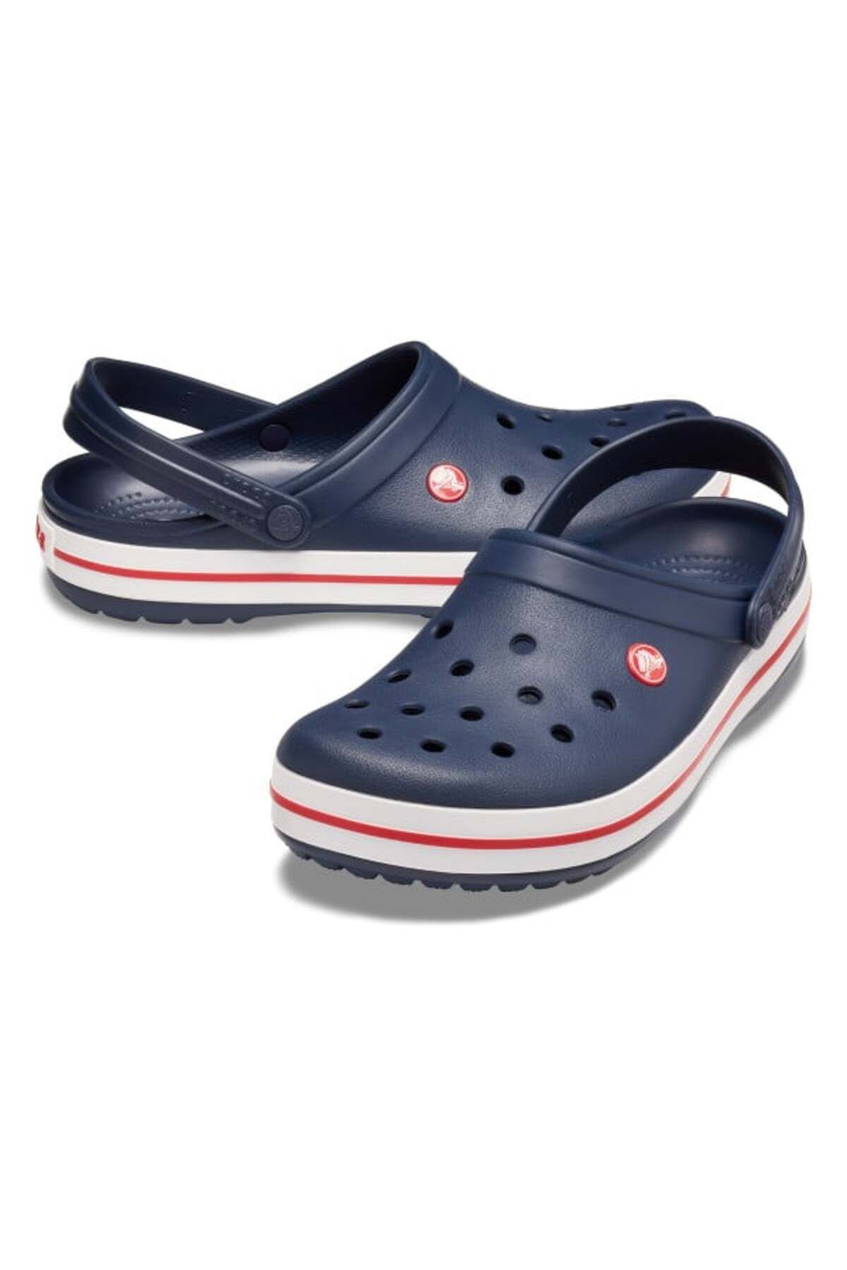 Crocs-saboți crocband - bleumarin/roșu 4