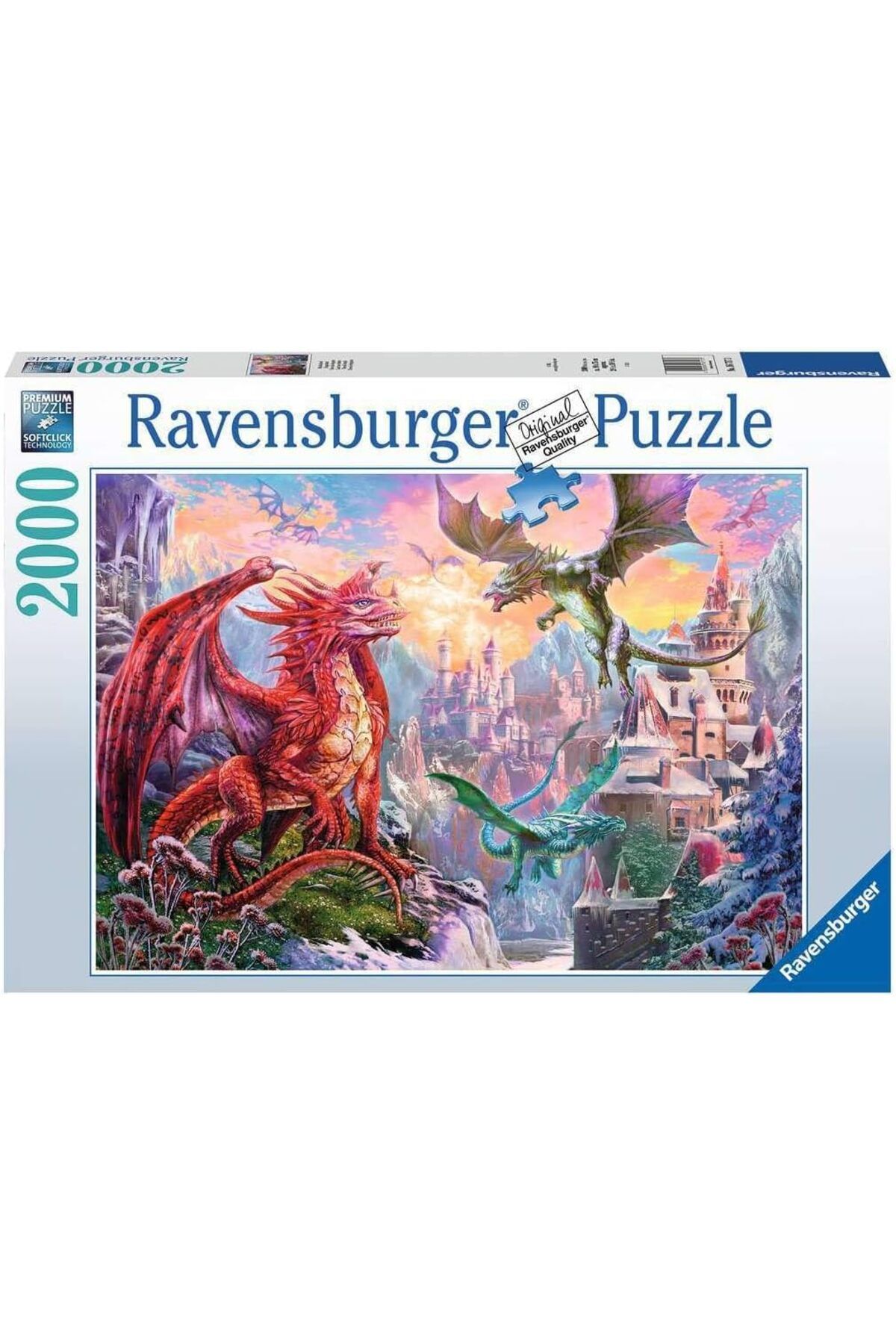 STOREMAX 167173 Ejderhalar Yetişkin Puzzle, 2000 Parça FxYM 1126906