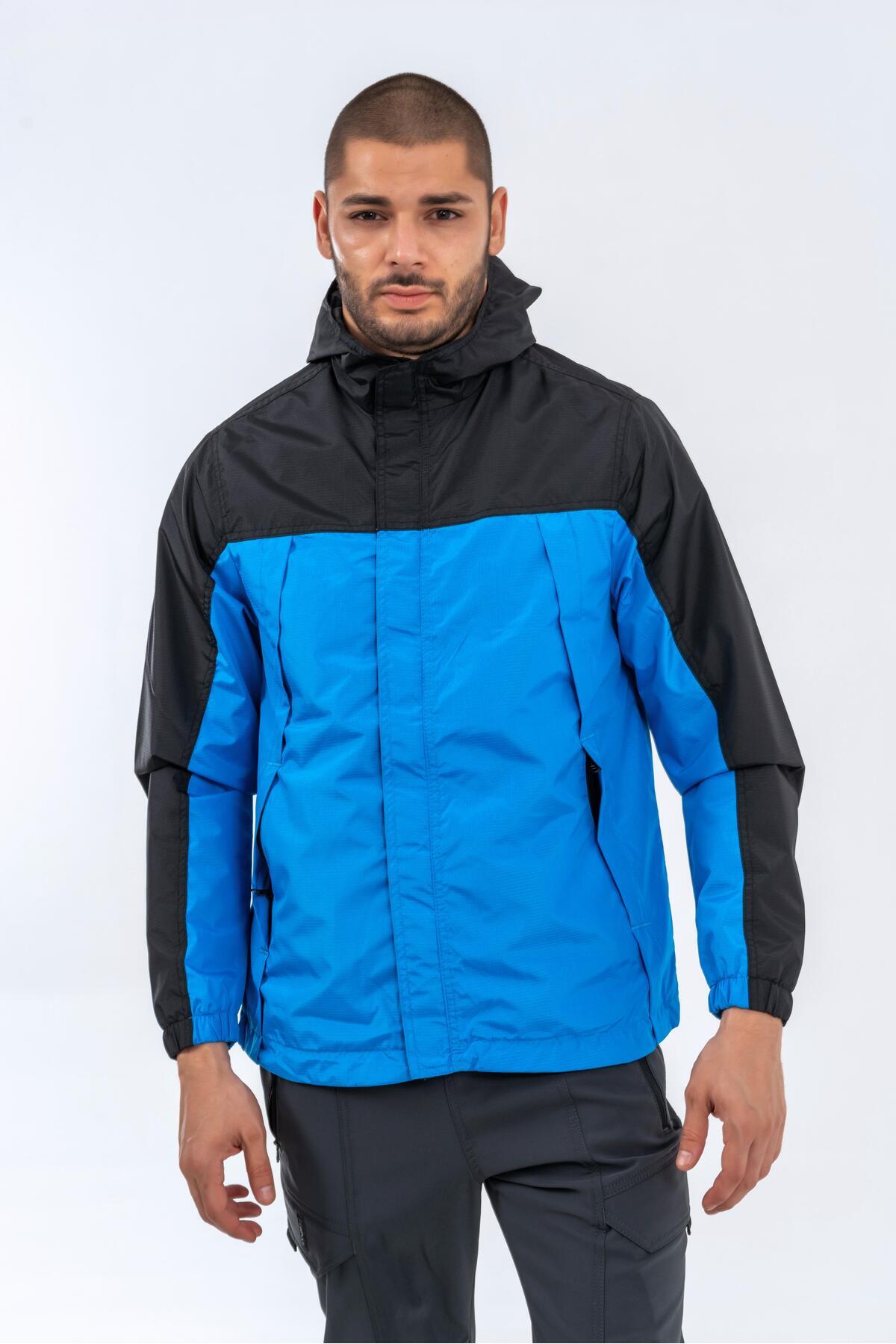 کامبت تاکتیکال کاپشن بارانی ضد آب فصلی فضای باز، کاپشن بادگیر کلاه دار - 606